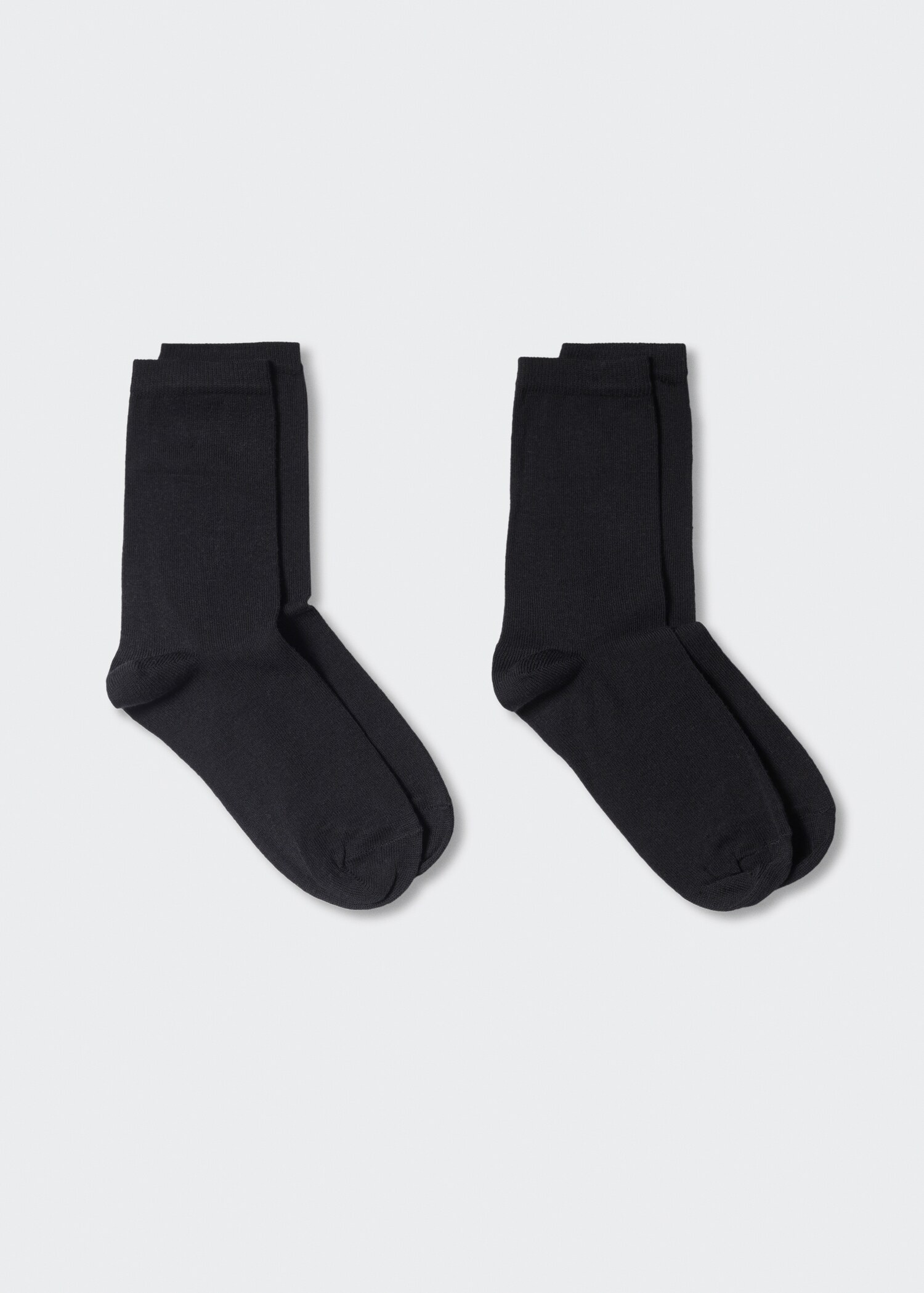 2-pakk enkle sokker - Artikkel uten modell