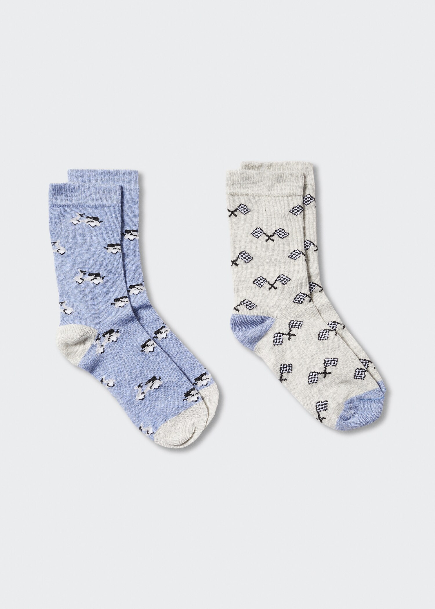 2 pack printed socks - Article without model
