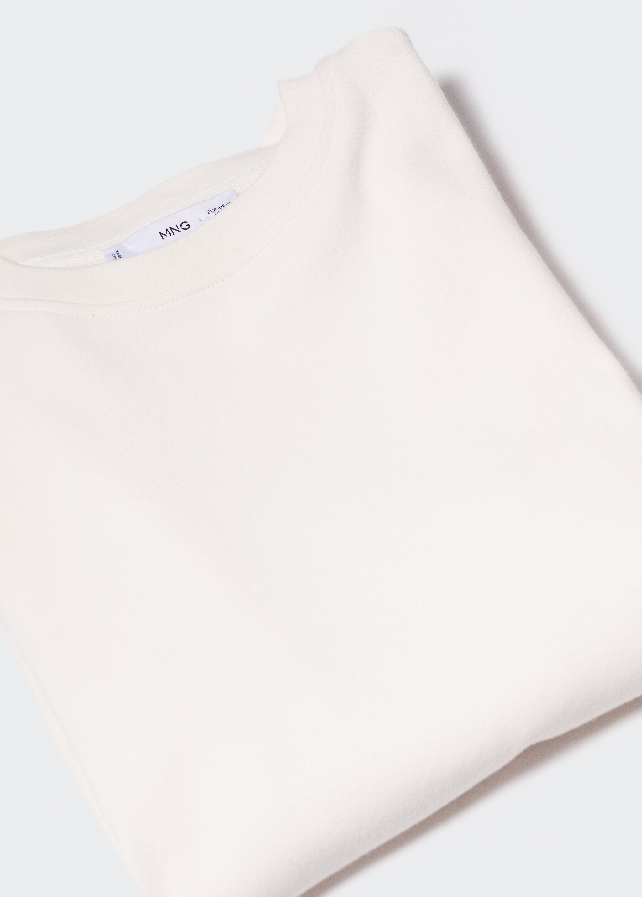 Rounded neck cotton t-shirt - Details of the article 8