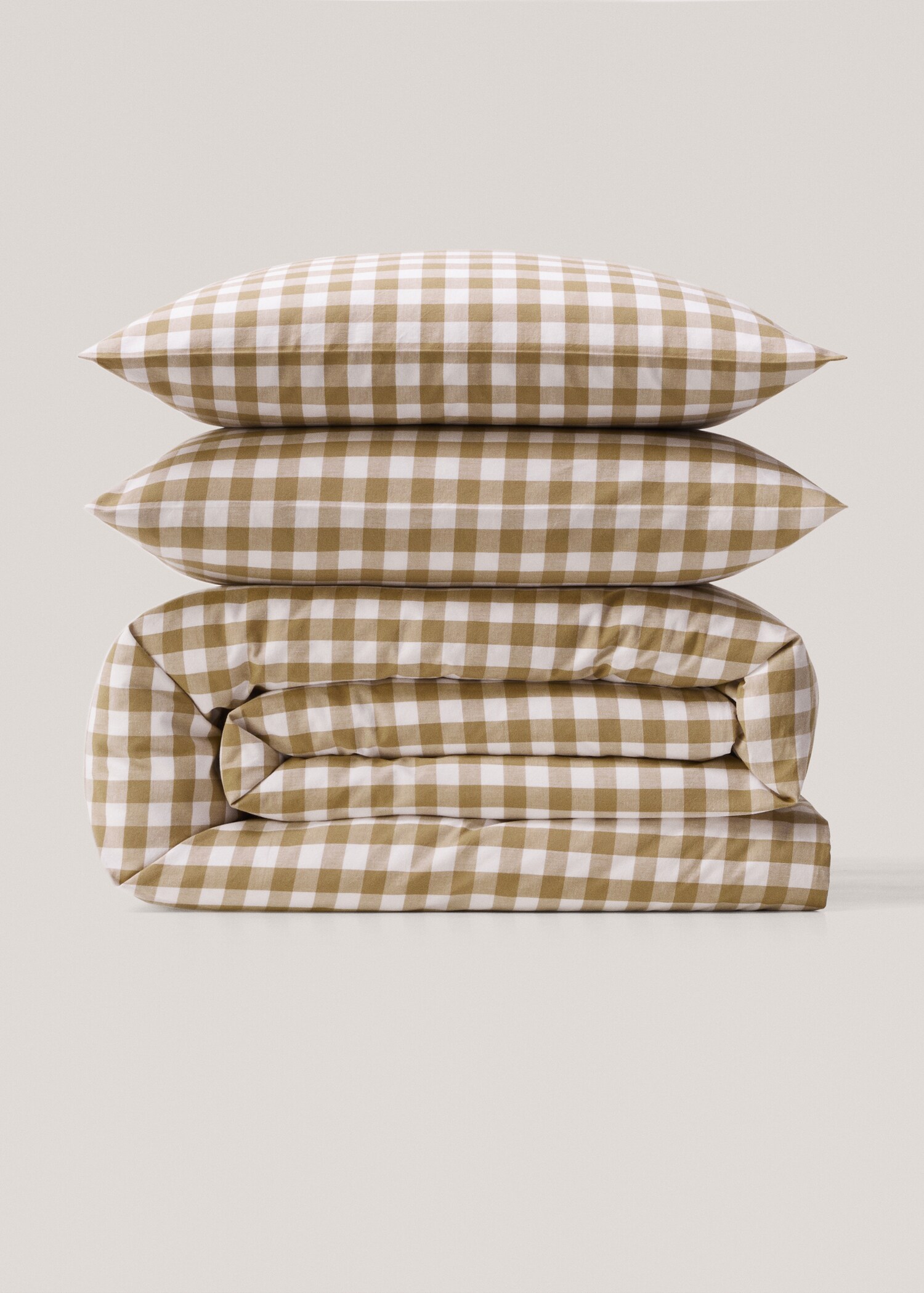 Housse de couette 100 % coton vichy lit de 180/200 cm - Article sans modèle