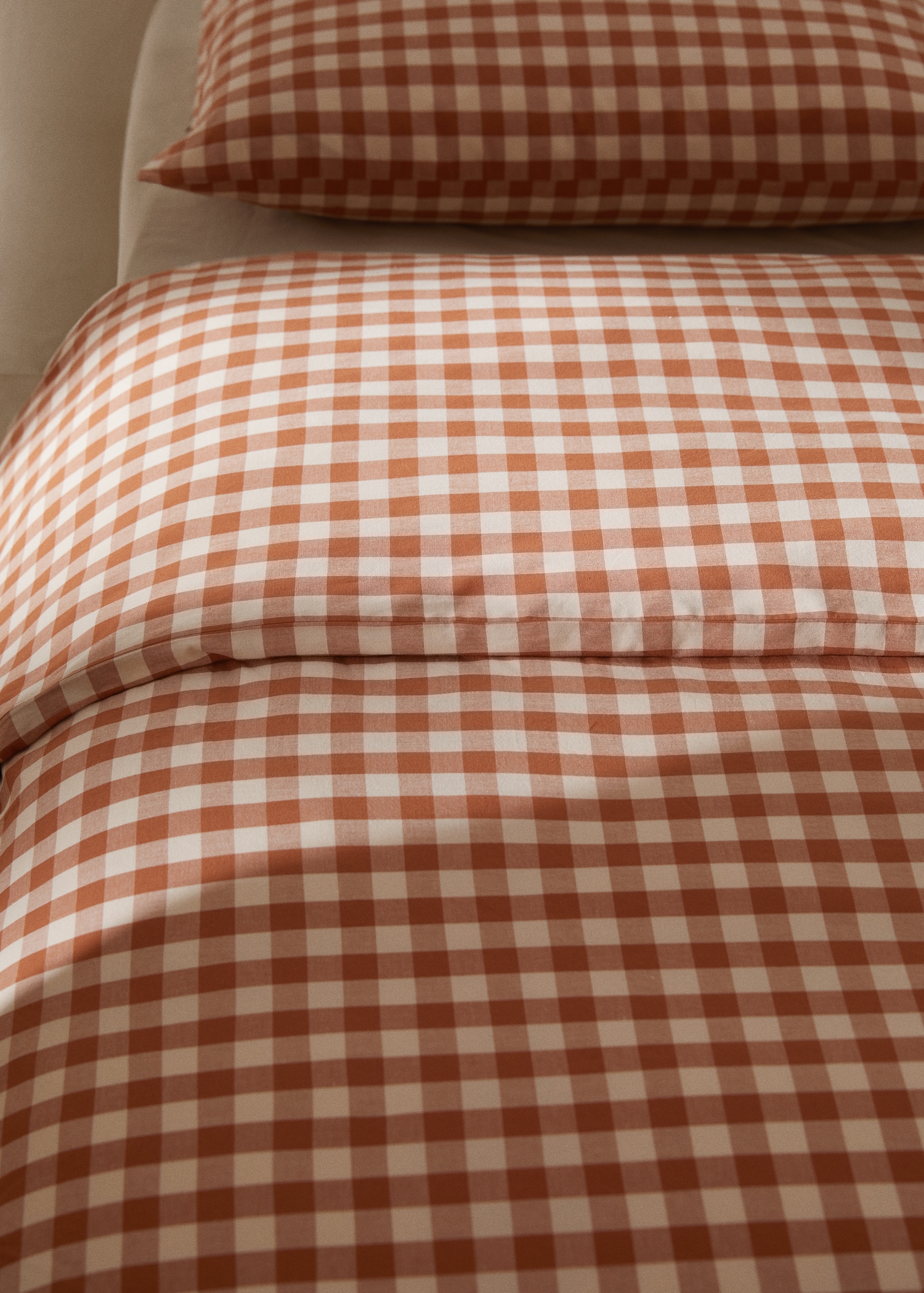 Housse de couette 100 % coton vichy lit de 180/200 cm - Détail de l'article 9
