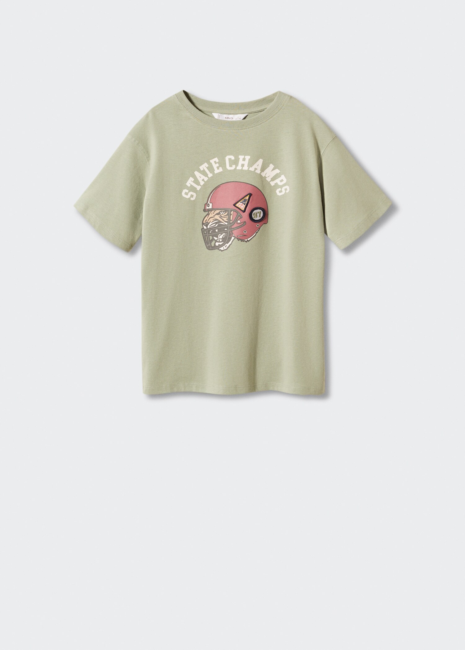 Printed cotton-blend T-shirt - Article without model