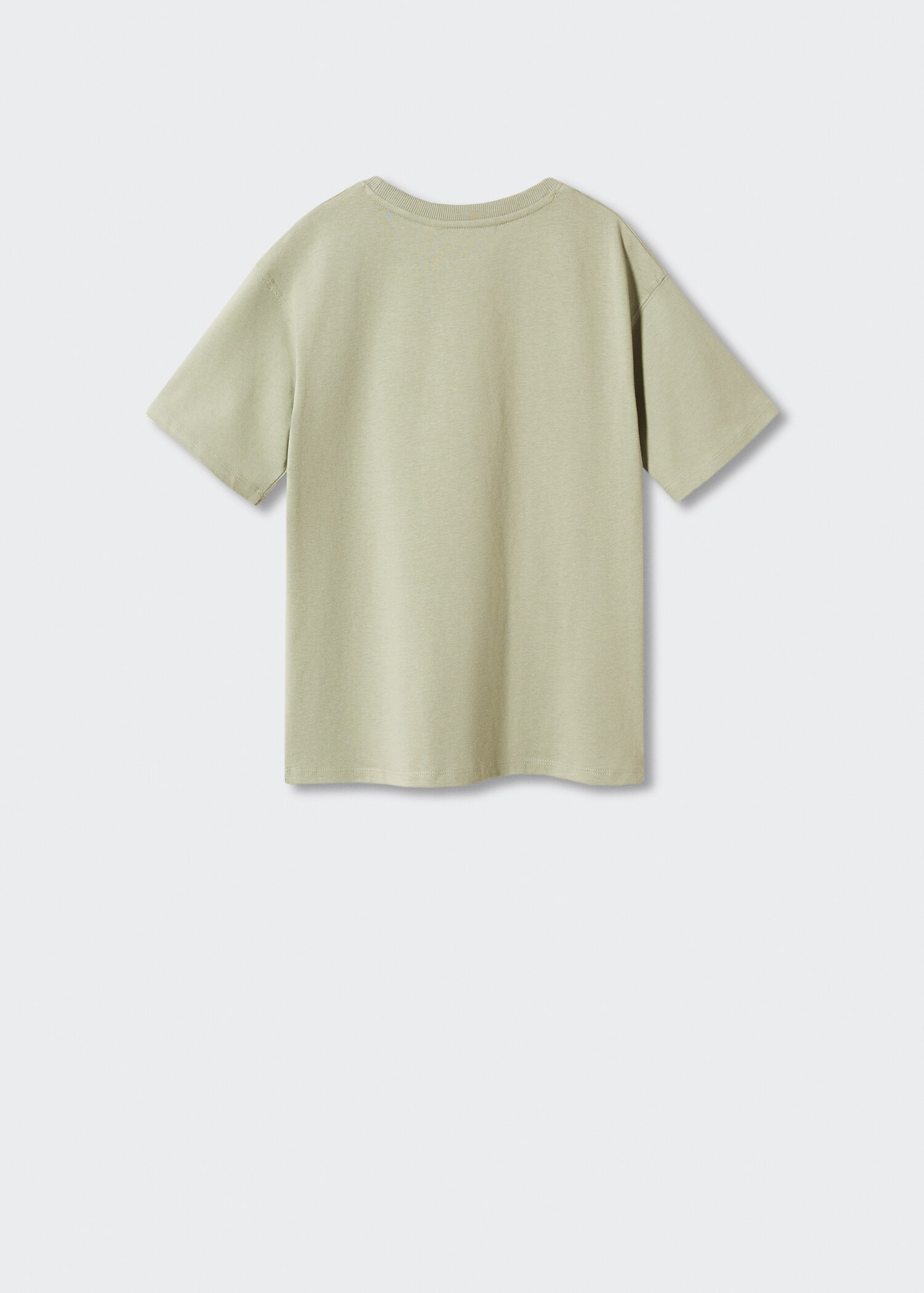 Printed cotton-blend T-shirt - Reverse of the article
