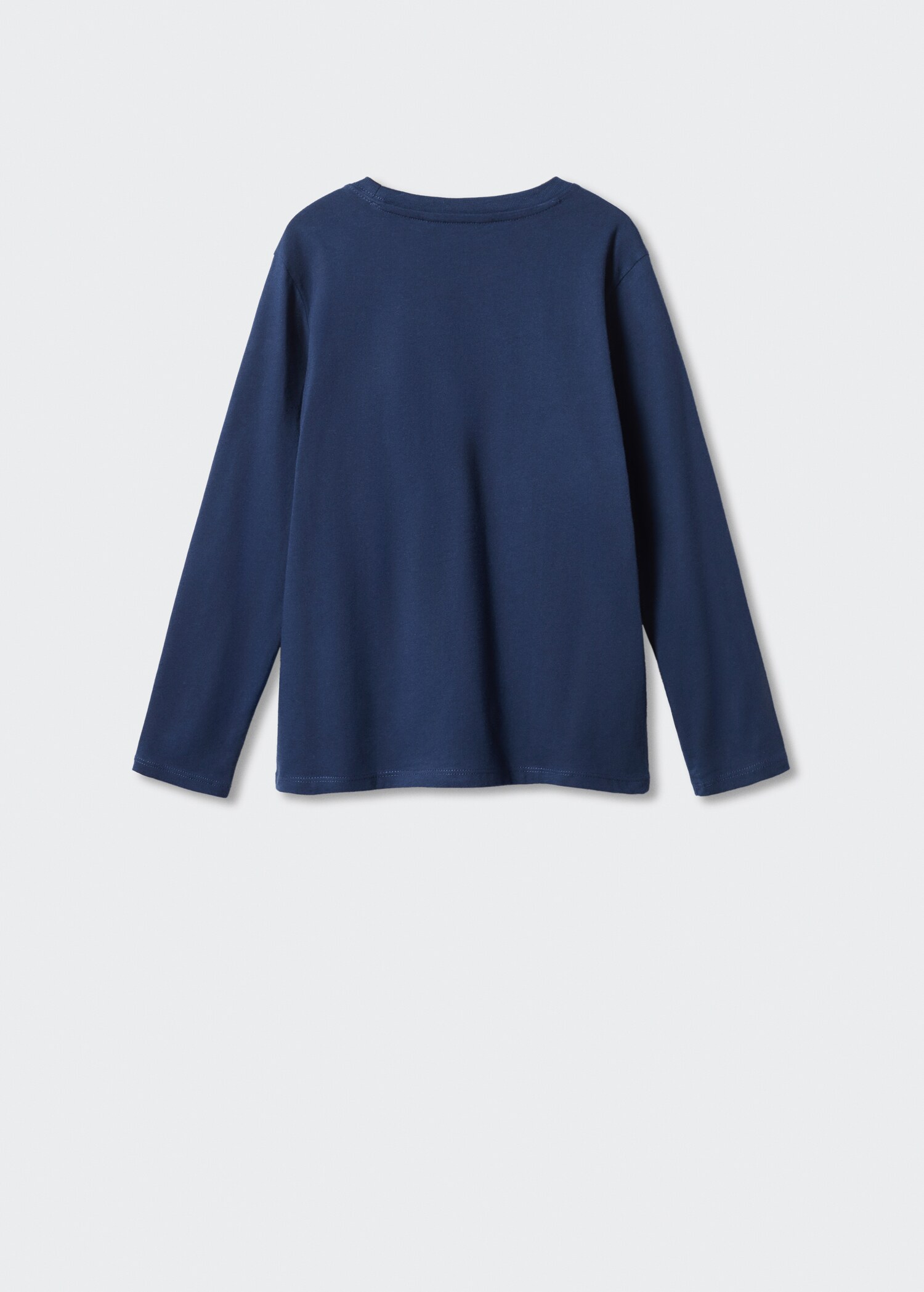 Printed cotton-blend T-shirt - Reverse of the article