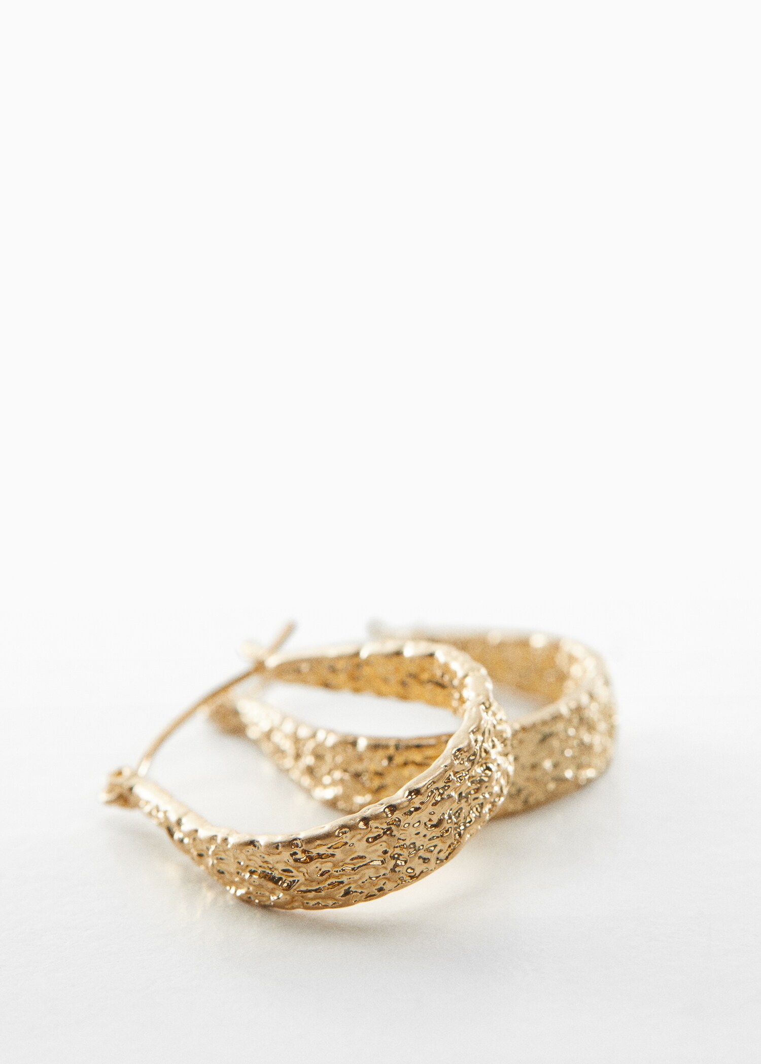 Textured earrings - Medium plane