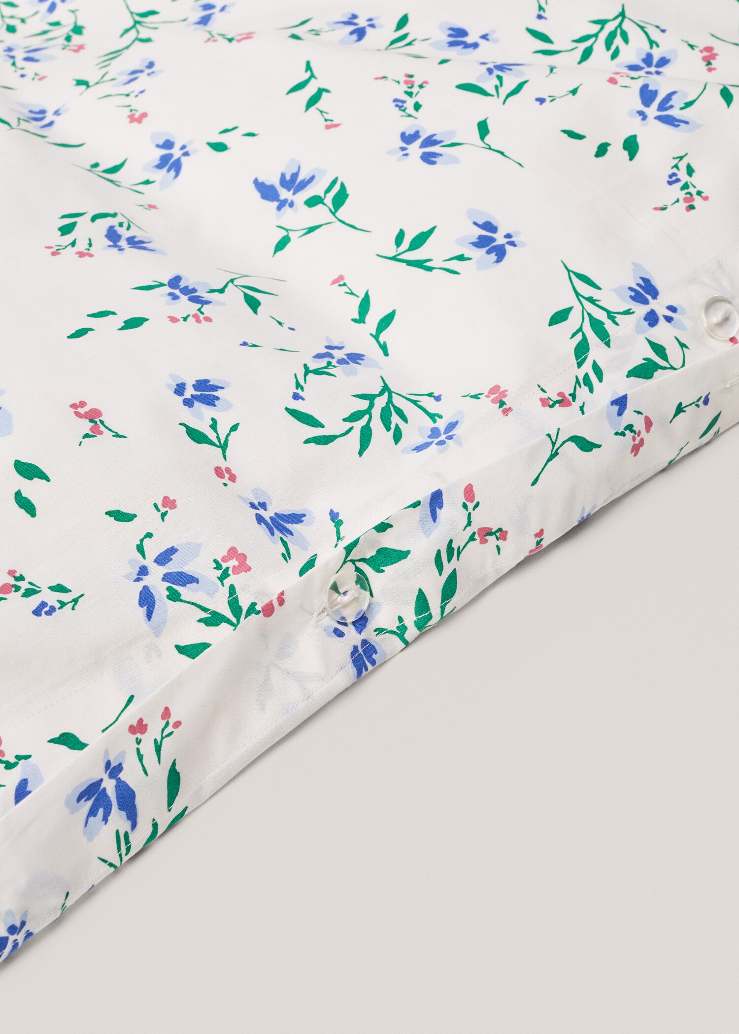 Copripiumino stampa floreale letto 135 cm  - Dettaglio dell'articolo 1