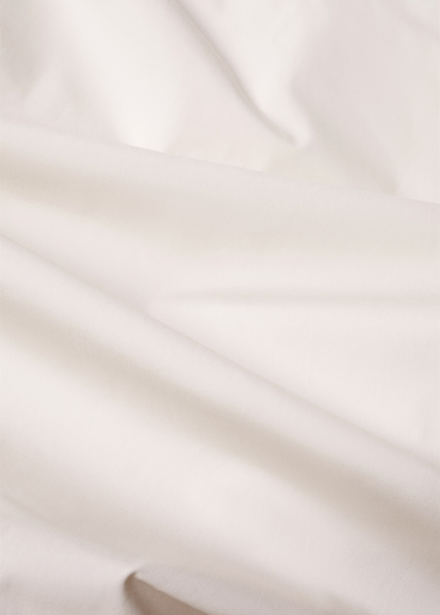 Cotton percale duvet cover (300 threads) queen bed - Details of the article 2