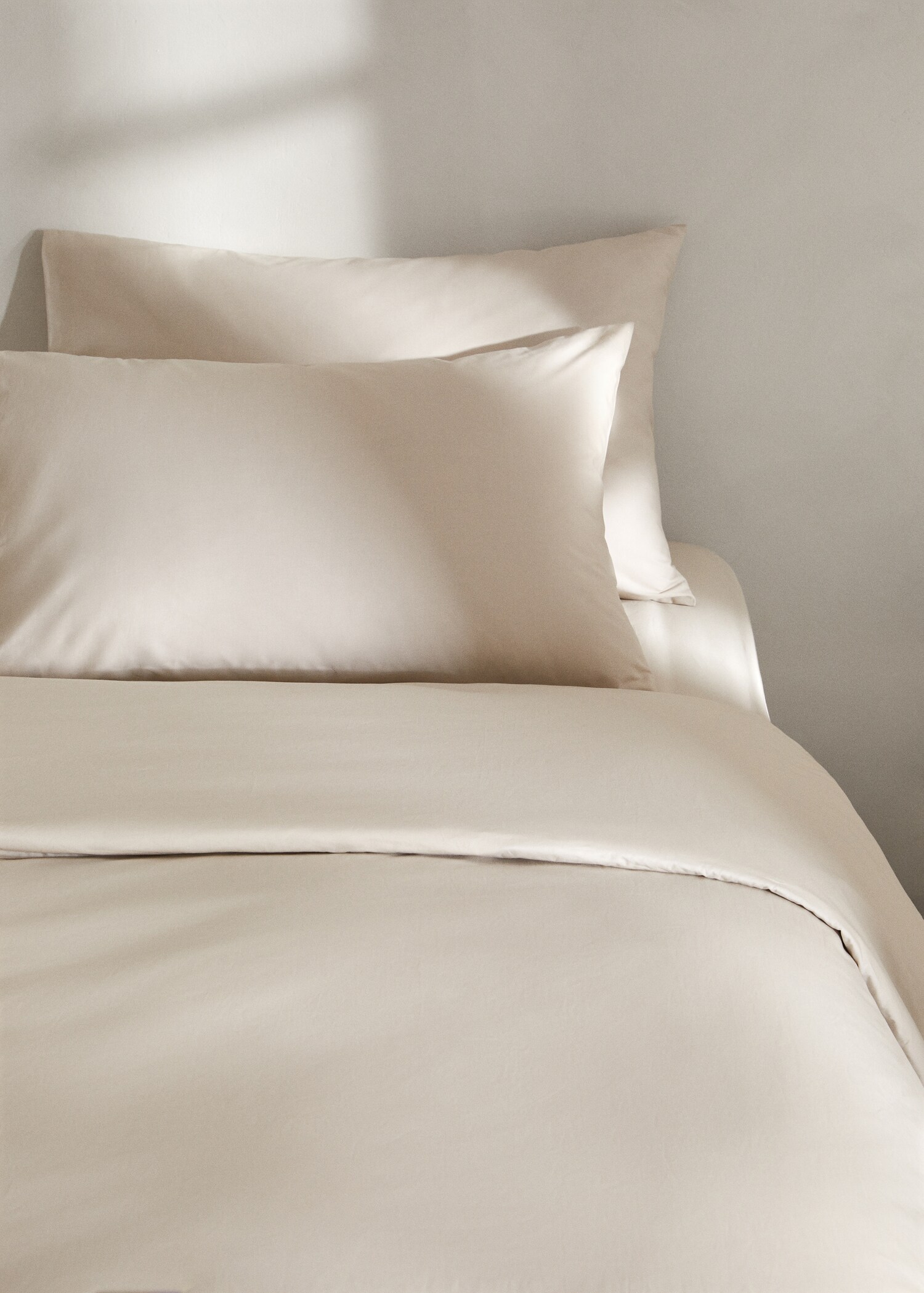 Cotton percale duvet cover (300 threads) queen bed - Details of the article 9