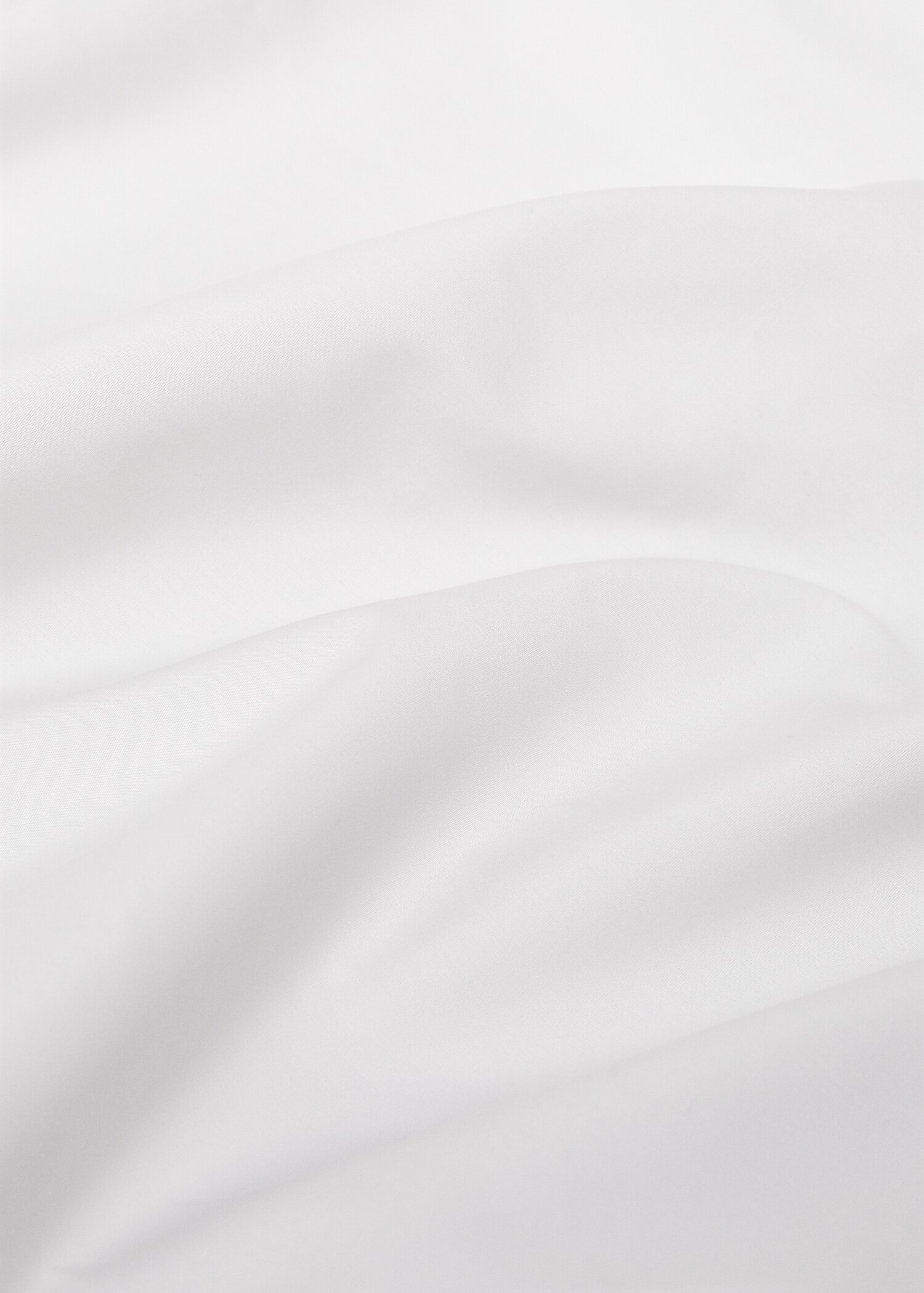 Cotton percale duvet cover (300 threads) queen bed - Details of the article 2
