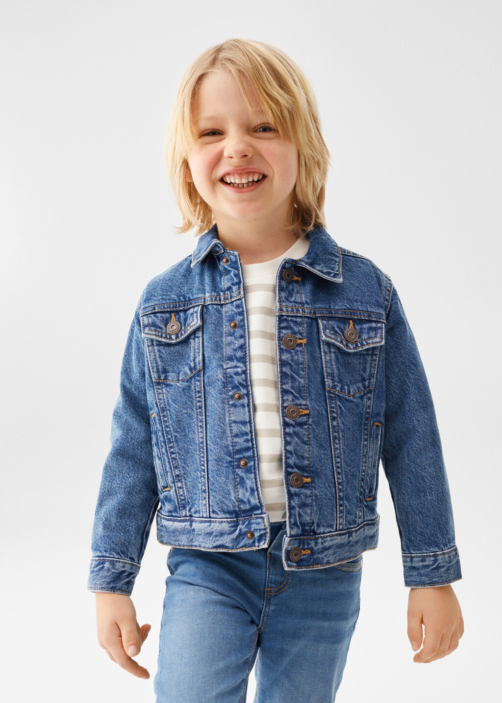 Denim jacket Boys MANGO OUTLET Netherlands