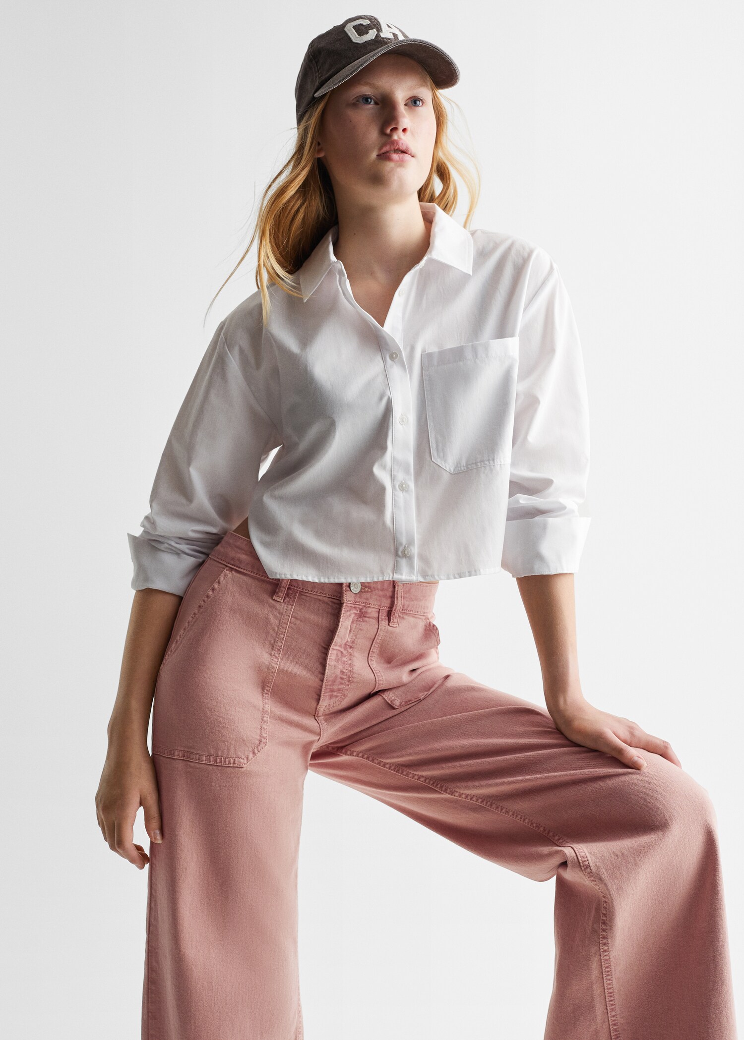 Jeans culotte tasche - Piano medio
