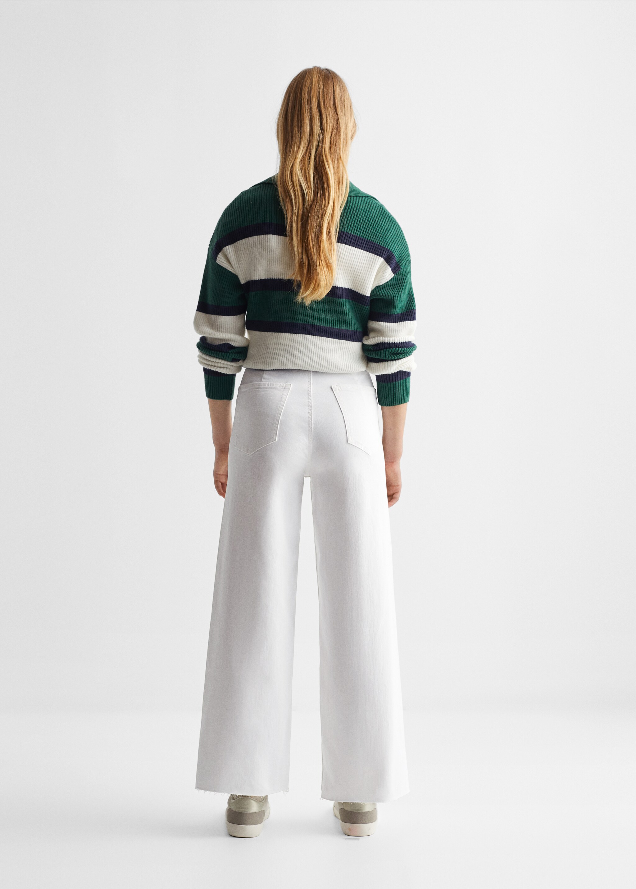Jean style jupe-culotte crop - Verso de l’article