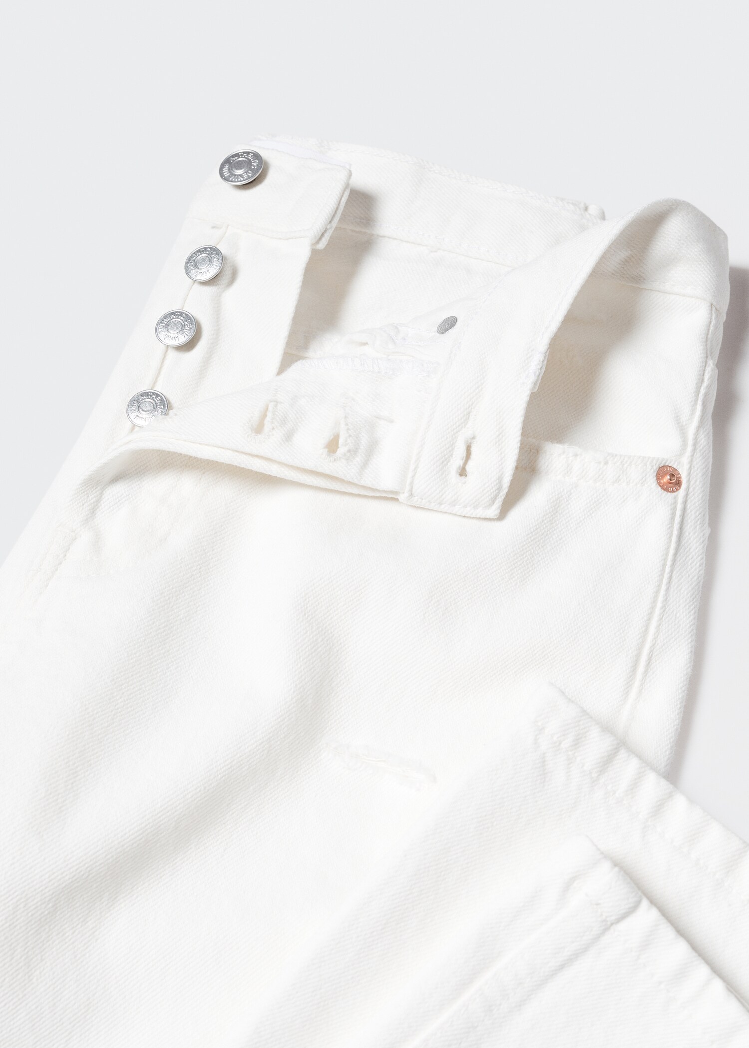 Mom fit decorative rips jeans - Details of the article 8