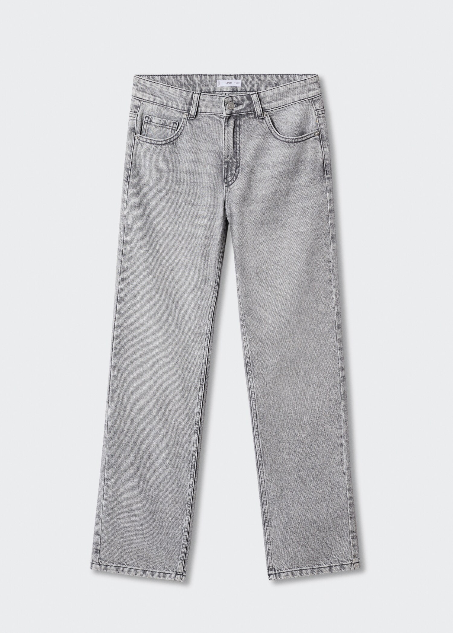 Jeans retos com cintura baixa - Artigo sem modelo
