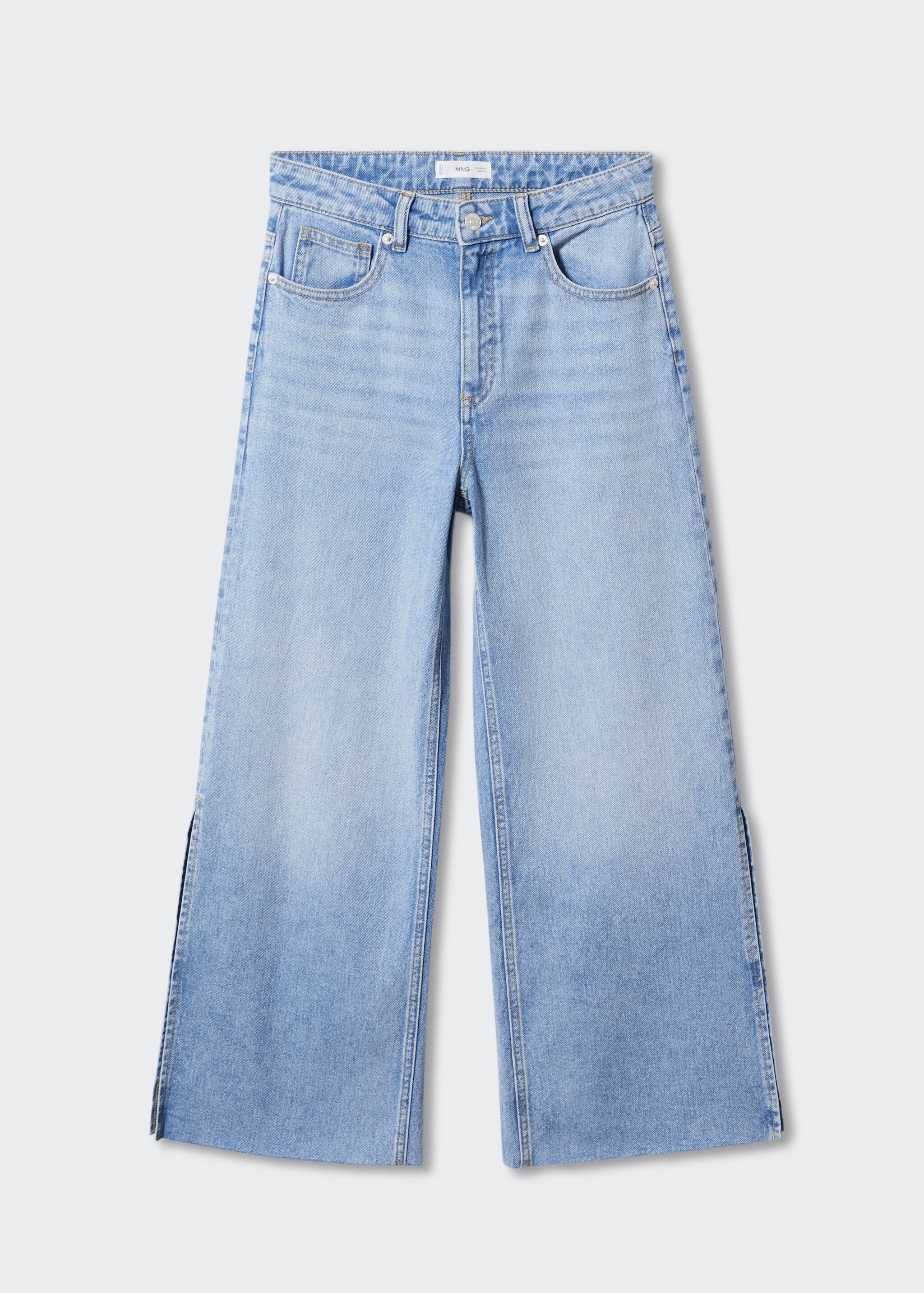 Culotte-Jeans mit Schlitzen - Artikel ohne Model