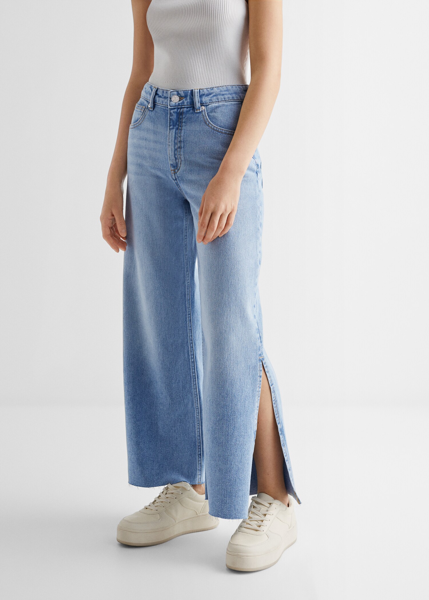 Jean style jupe-culotte ouvertures - Détail de l'article 6