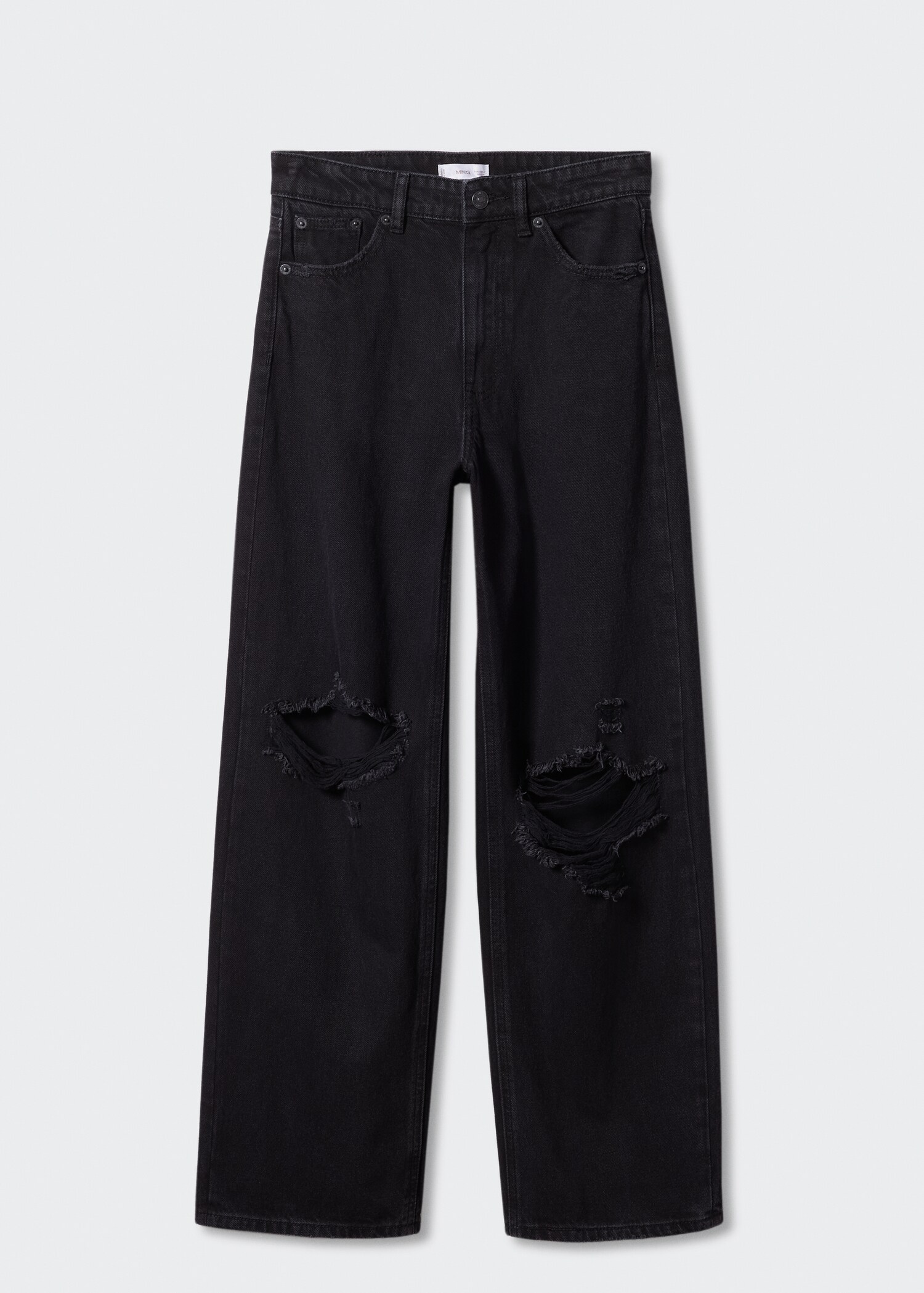 Decorative ripped wideleg jeans - Article without model