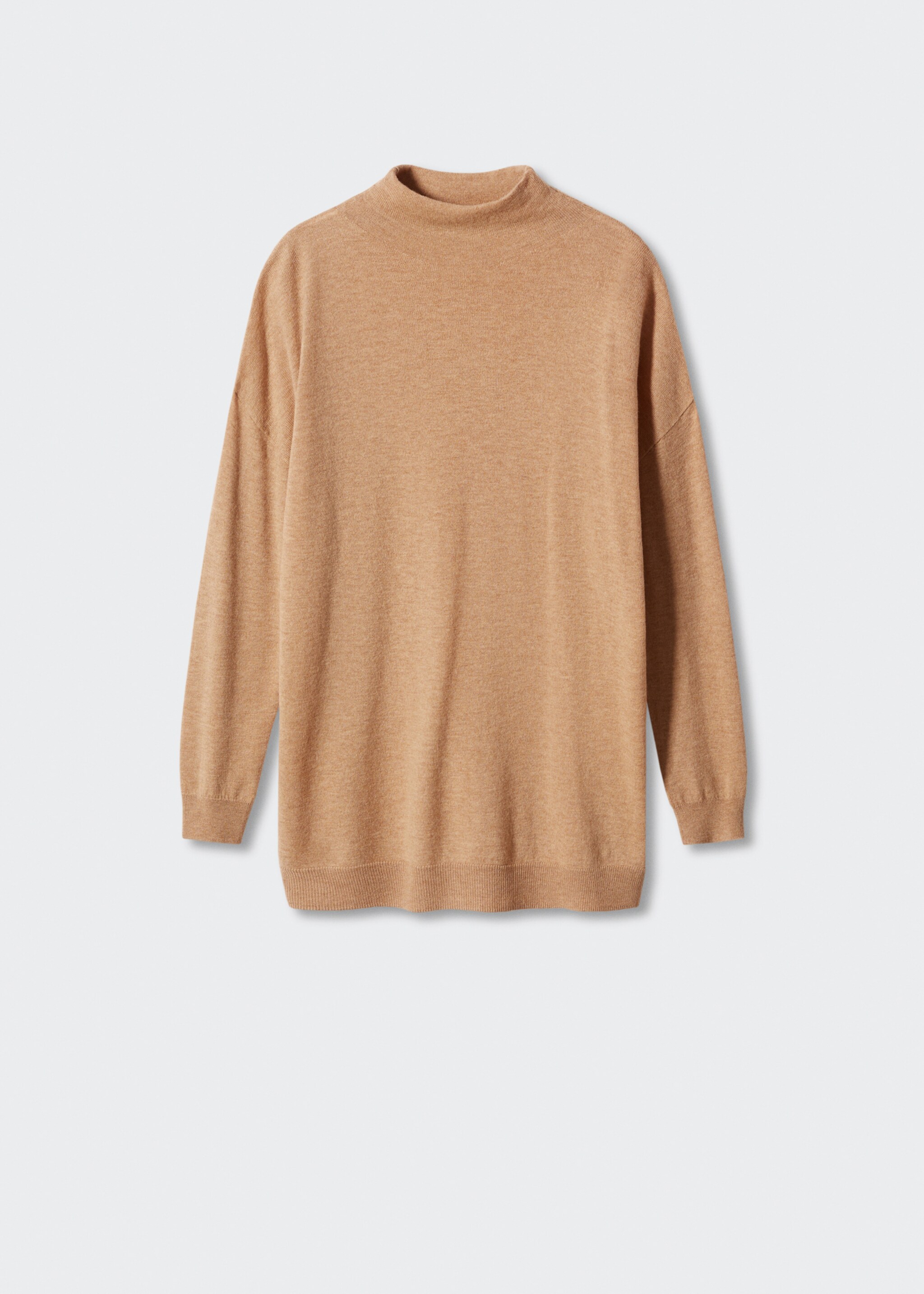 100% gyapjú pulóver Perkins nyakkal - Termék modell nélkül