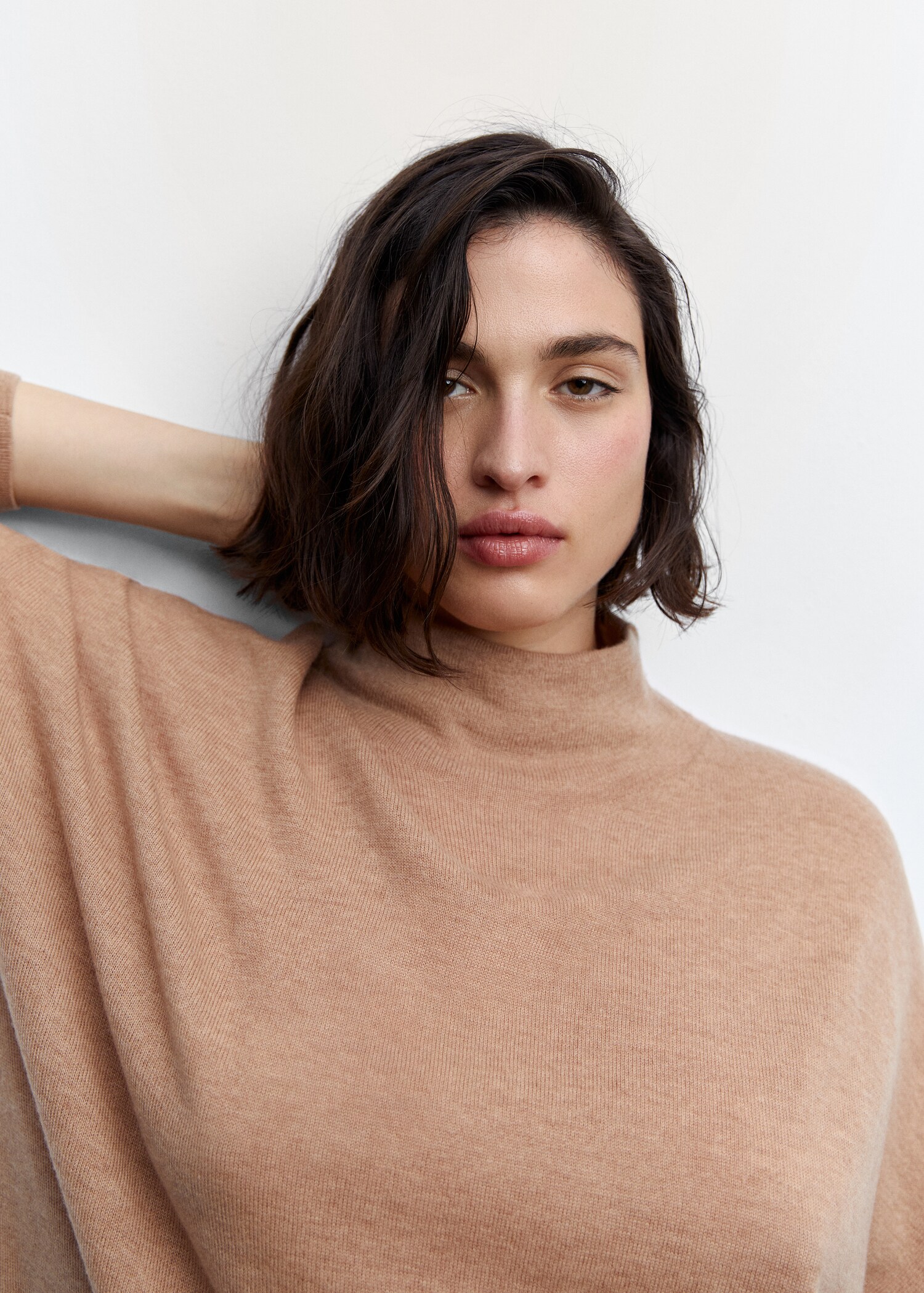 100% wool perkins-neck sweater - Details of the article 4