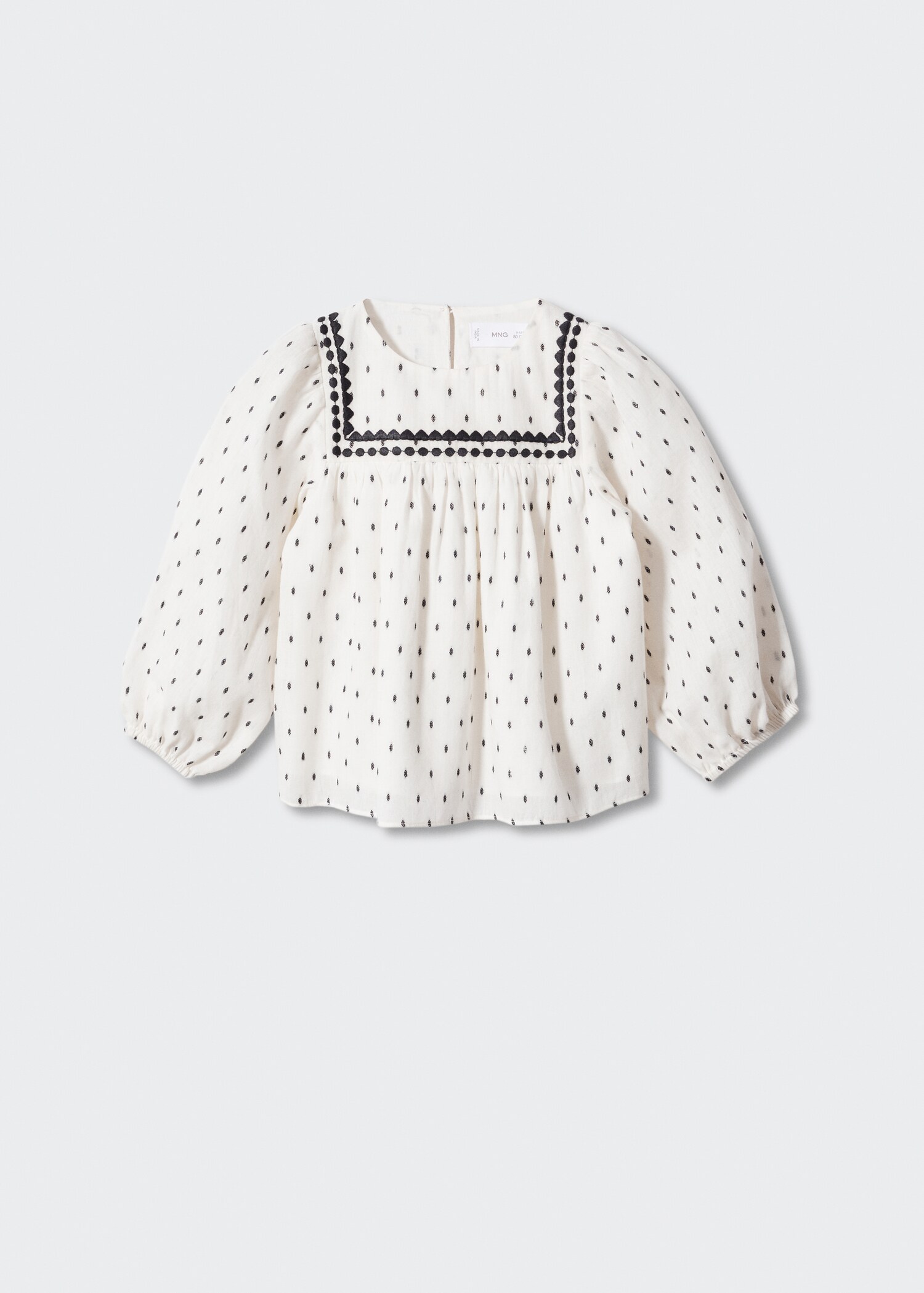 Printed cotton blouse - Article without model