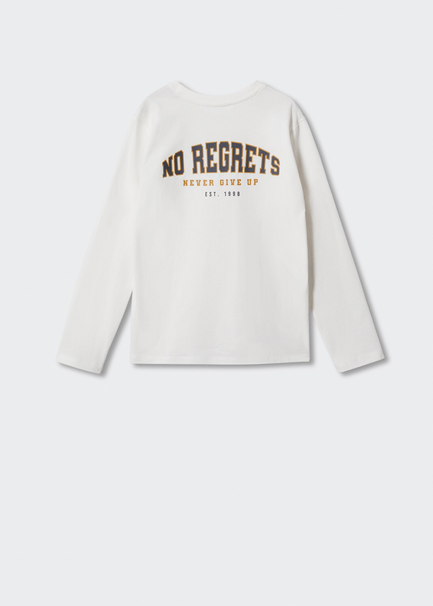 Camiseta algodón manga larga - Reverso del artículo
