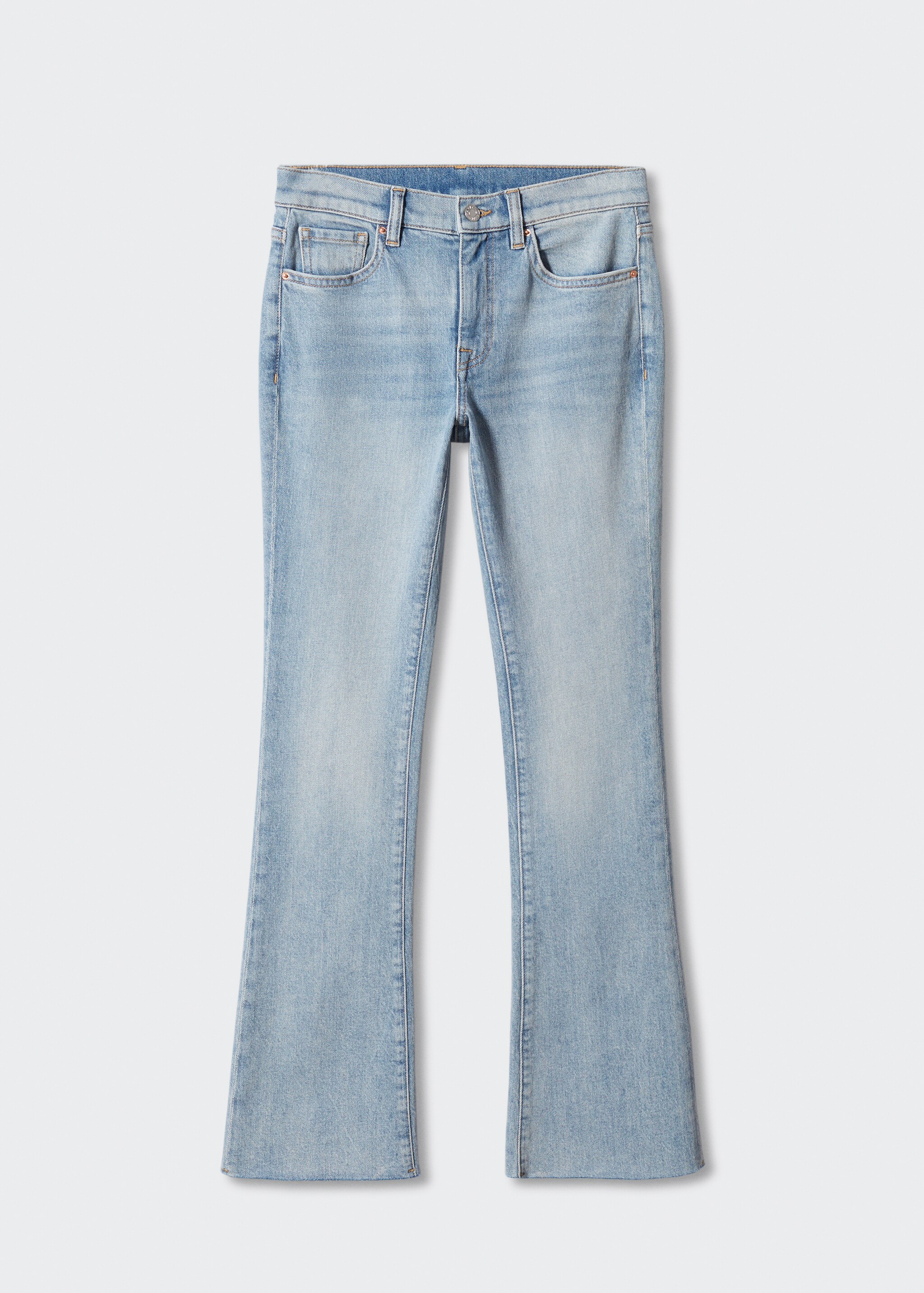 Jeans flare tiro bajo - Artículo sin modelo