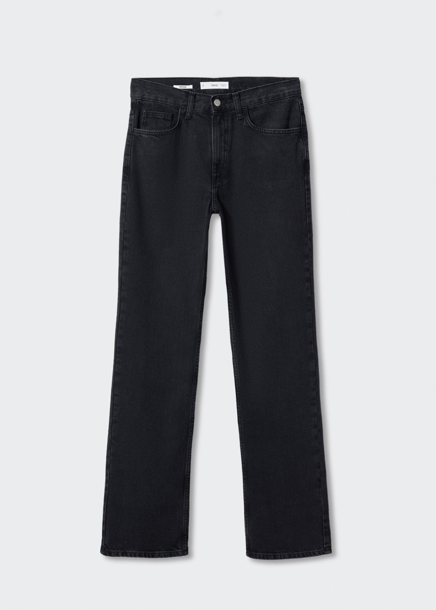 Mid-rise straight jeans - Article without model