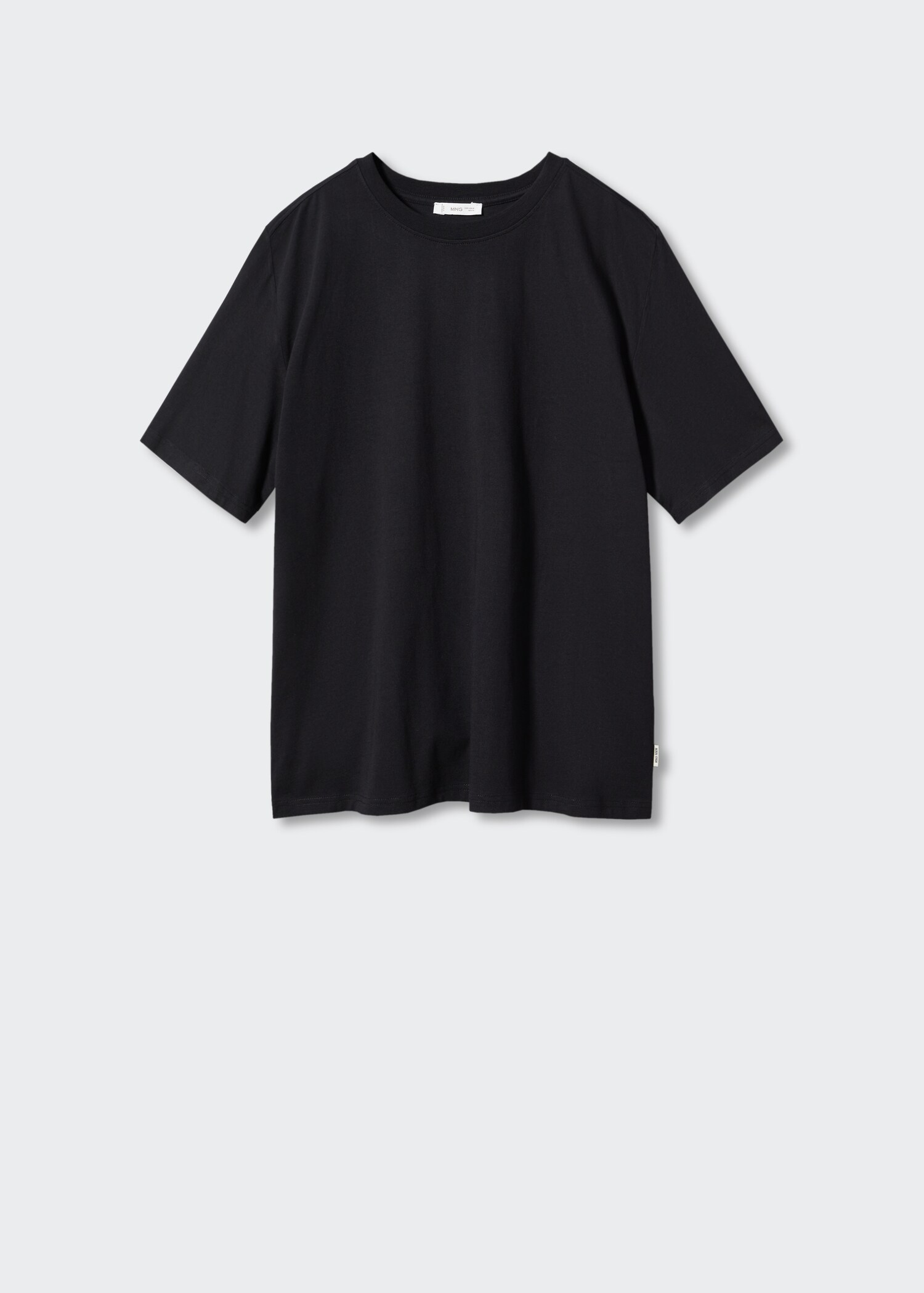 Maglietta basic oversize cotone - Articolo senza modello
