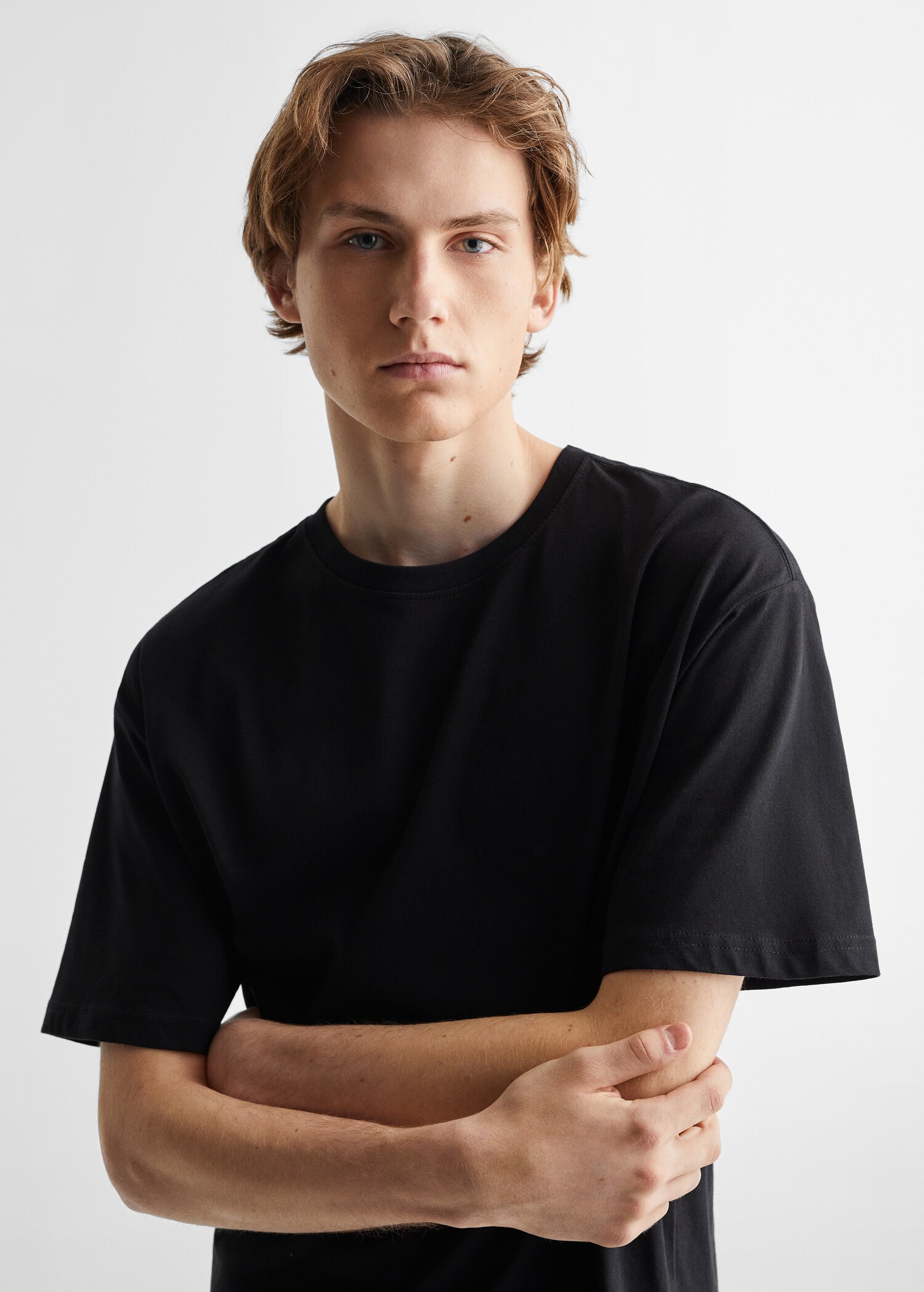 Maglietta basic oversize cotone - Dettaglio dell'articolo 1