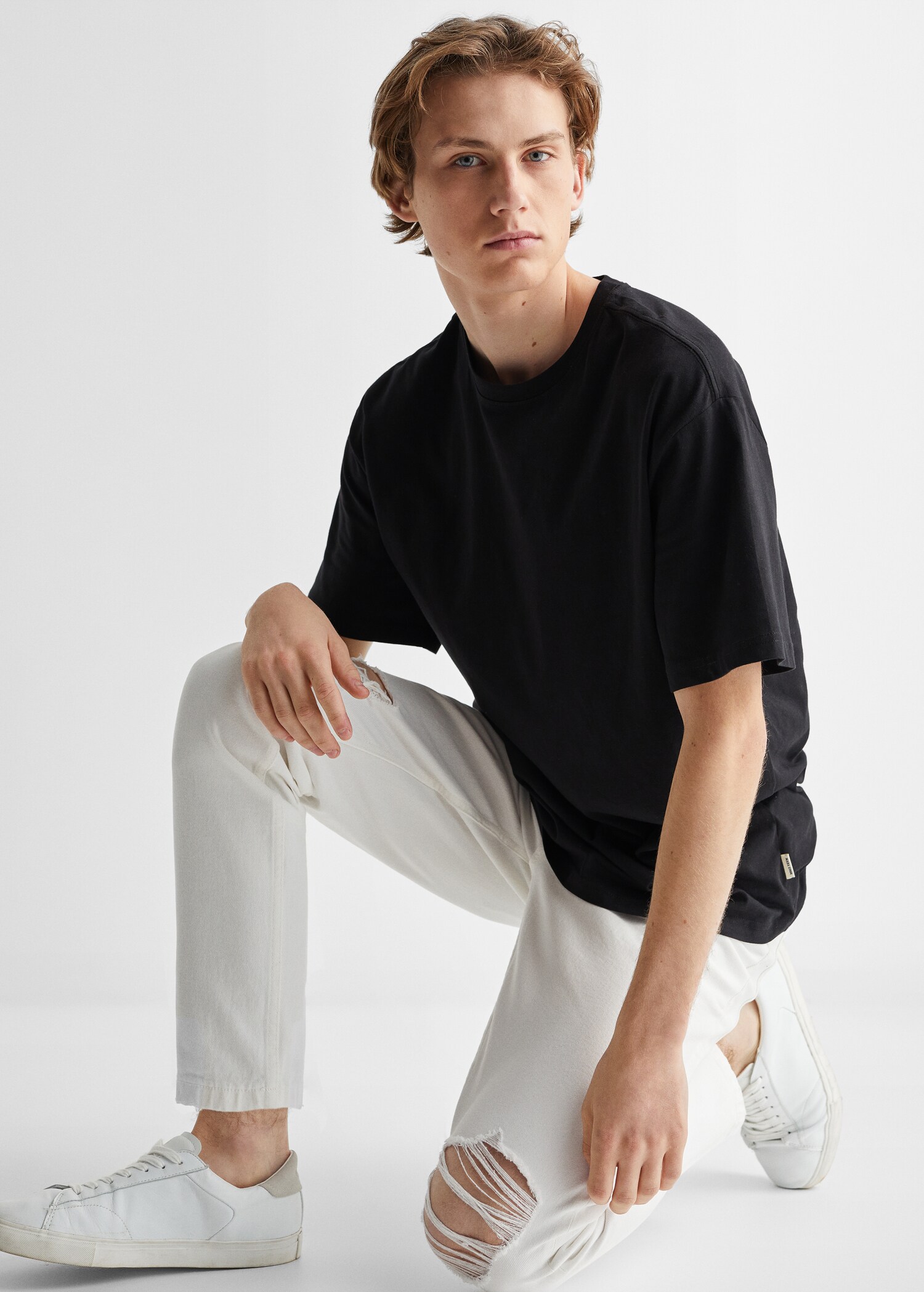 Maglietta basic oversize cotone - Dettaglio dell'articolo 2
