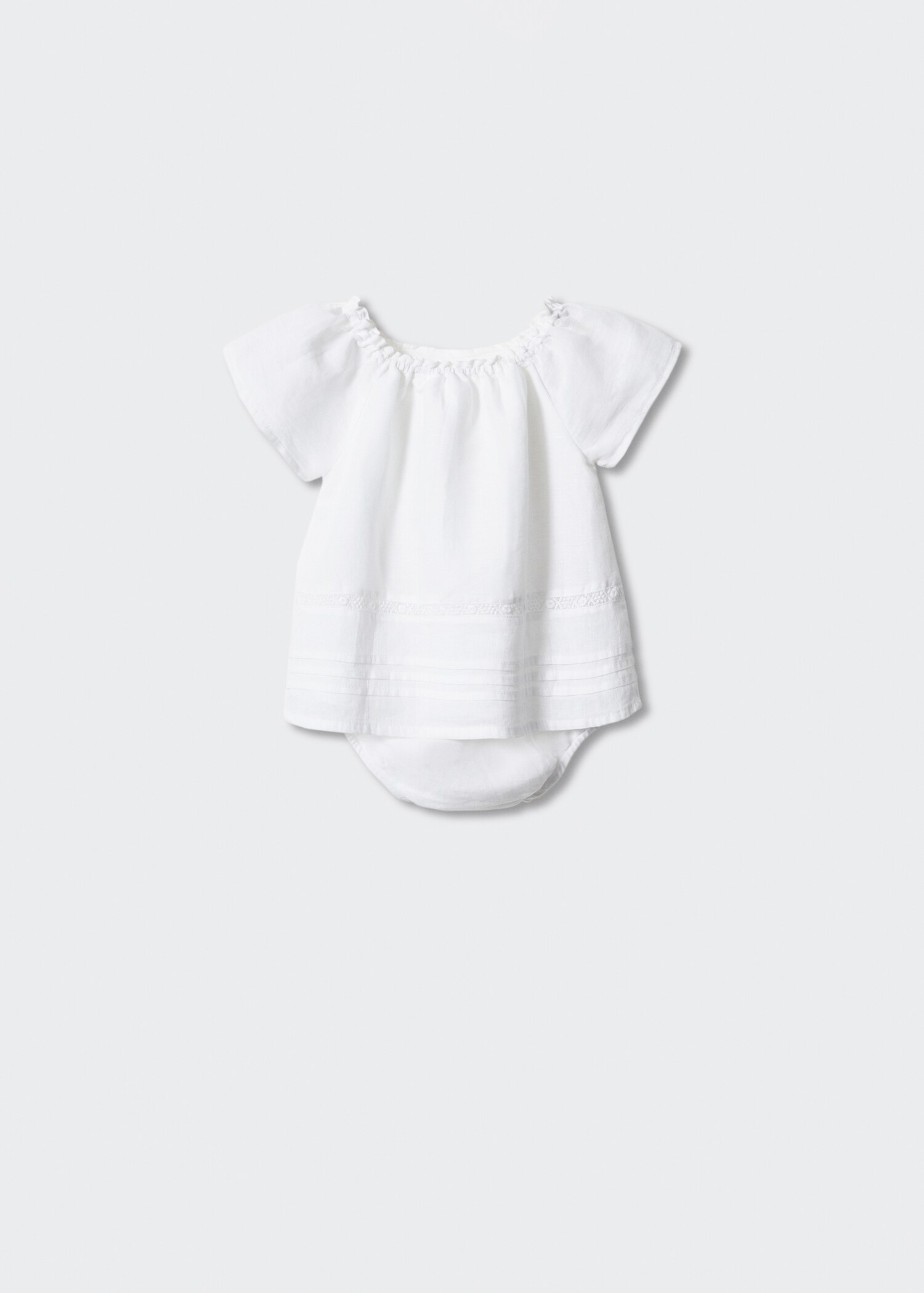 Vestit i calcetes de bolquer cotó - Revers de l'article