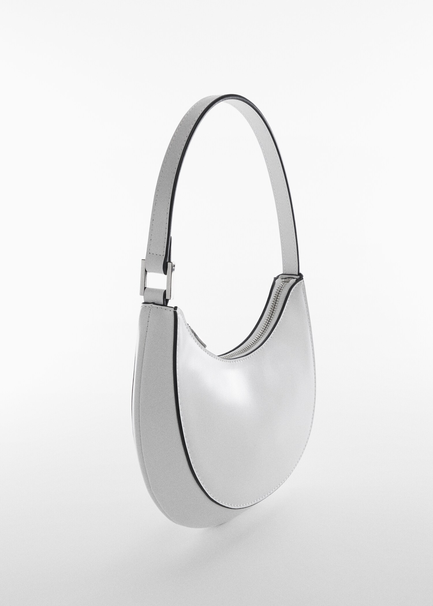 Oval short handle bag - Medium plane