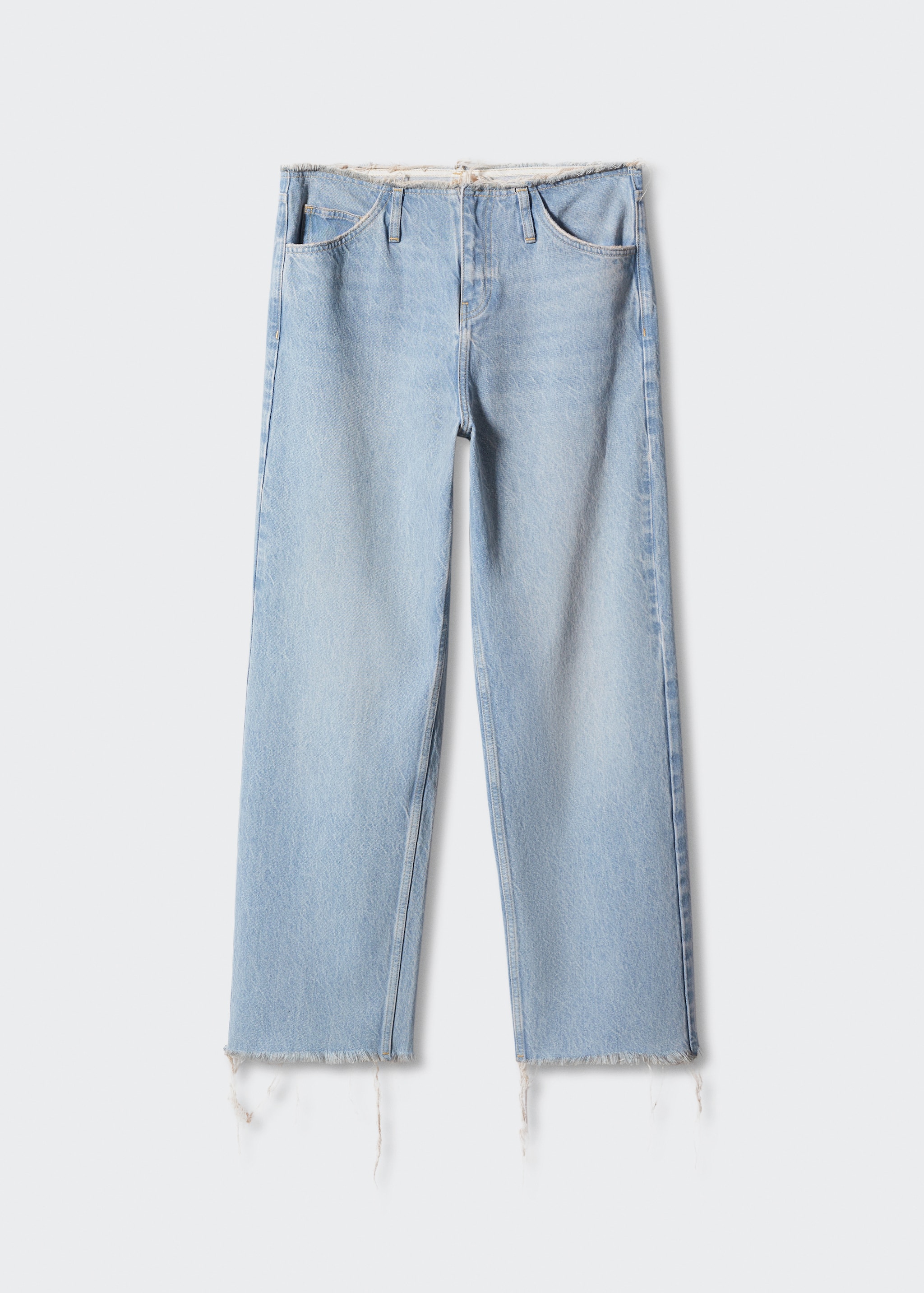 Wideleg-Jeans mit mittlerer Bundhöhe - Artikel ohne Model