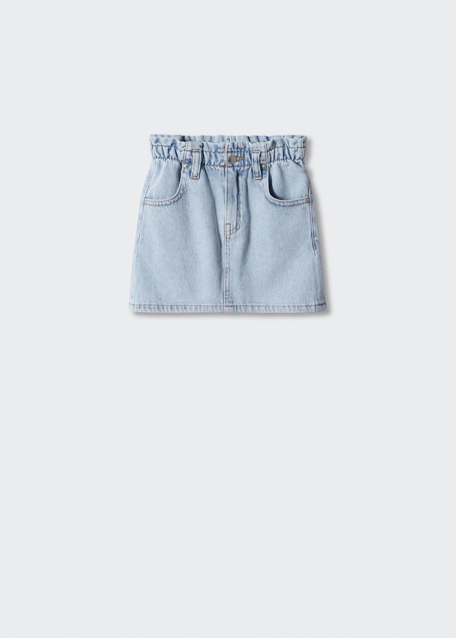 Paperbag denim skirt - Article without model