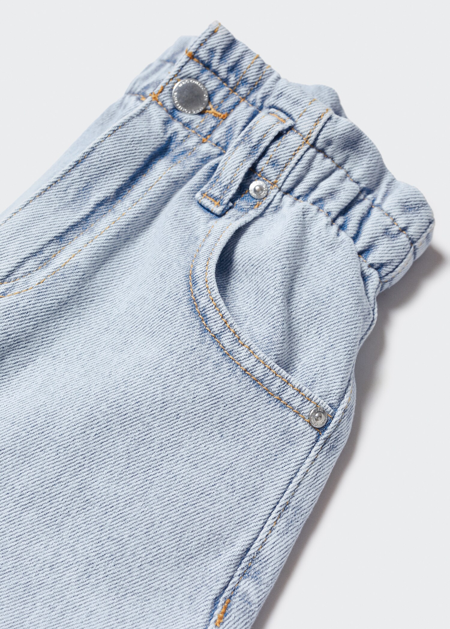 Paperbag denim skirt - Details of the article 8