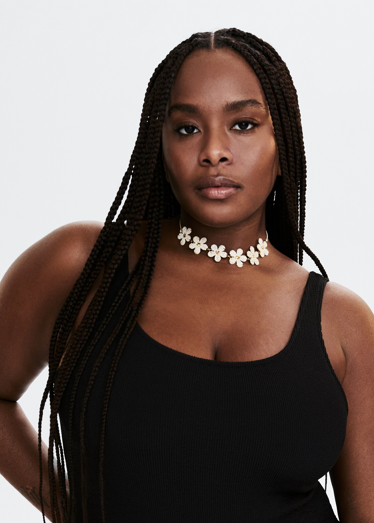 Textured swimsuit - Details of the article 7