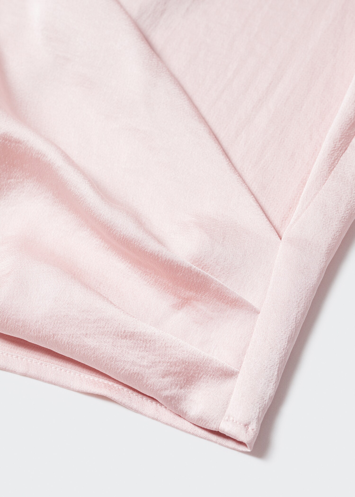 Blusa cruzada satinada - Detalle del artículo 8