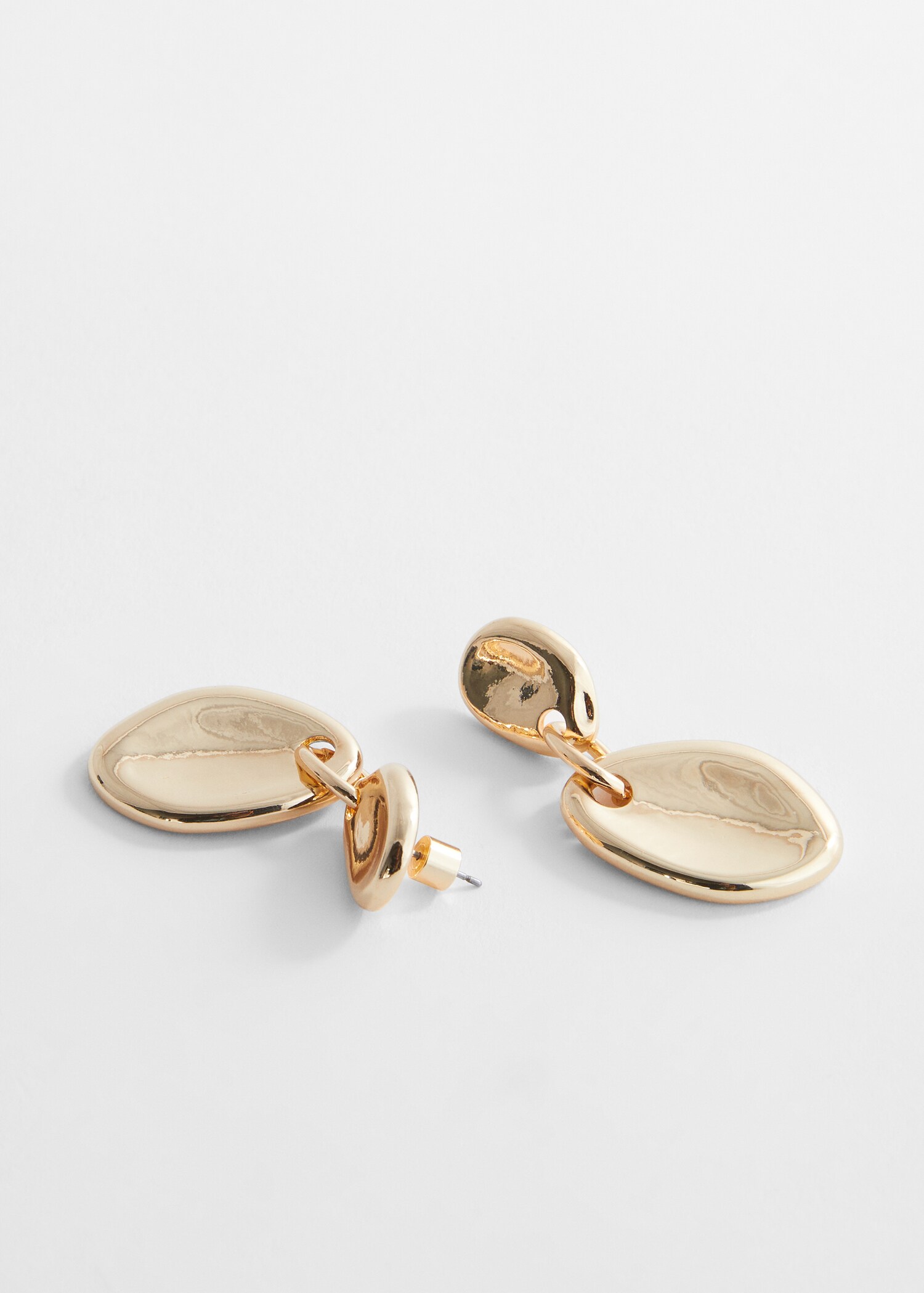 Metal pendant earrings - Details of the article 1