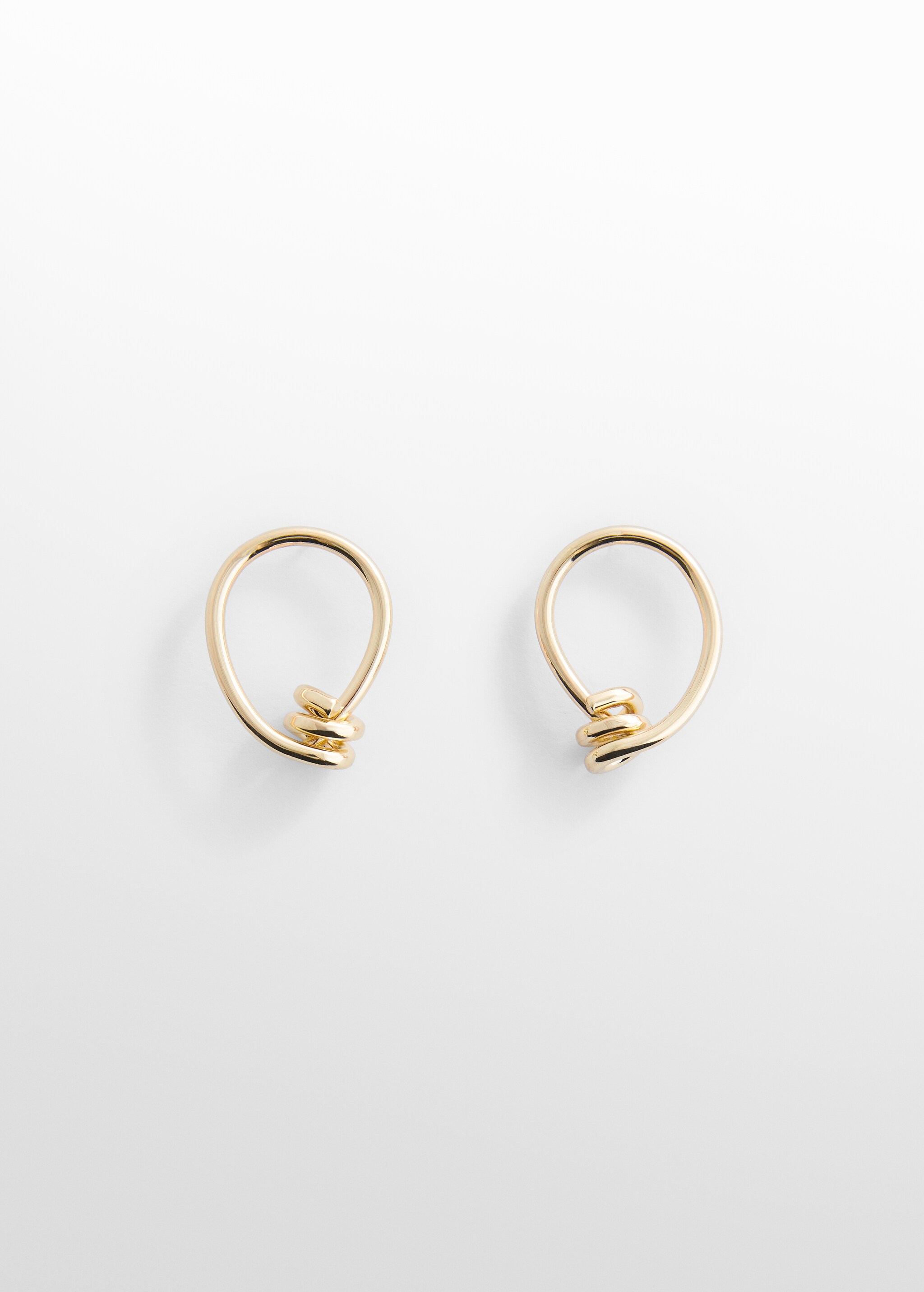 Earrings hoop knot - Article without model