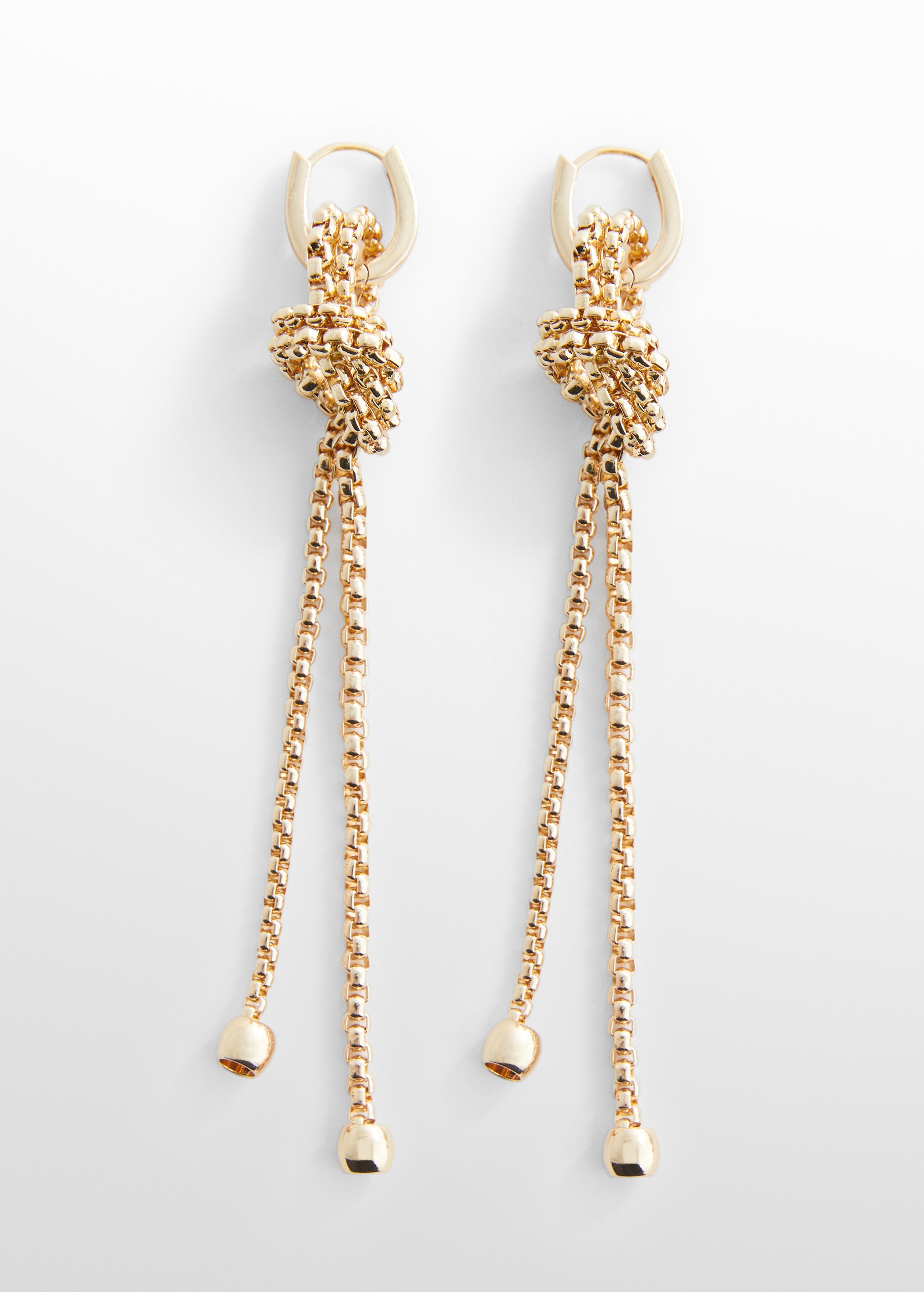 Combined-knot earrings - Article without model