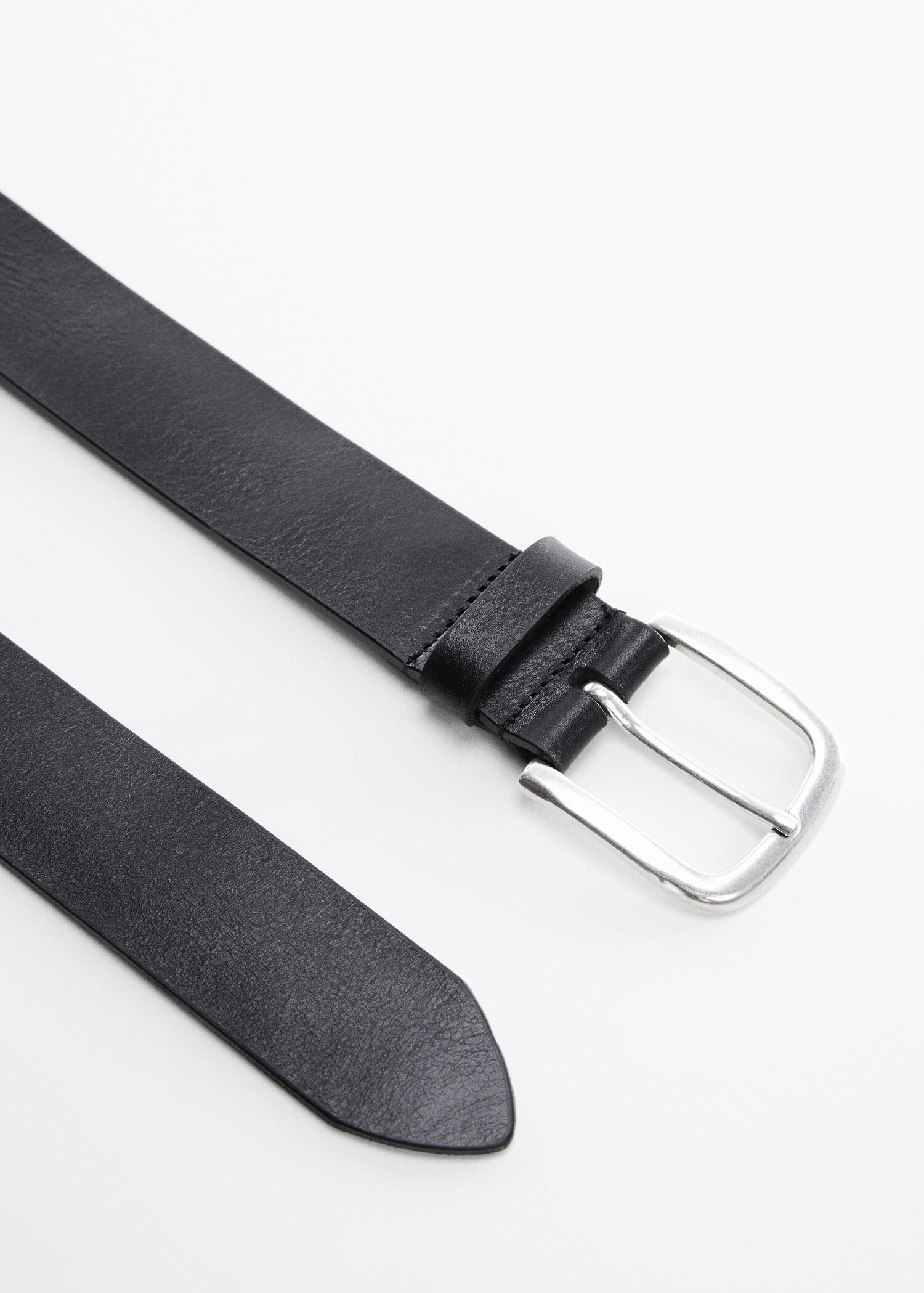 Buckle leather belt - Details of the article 1