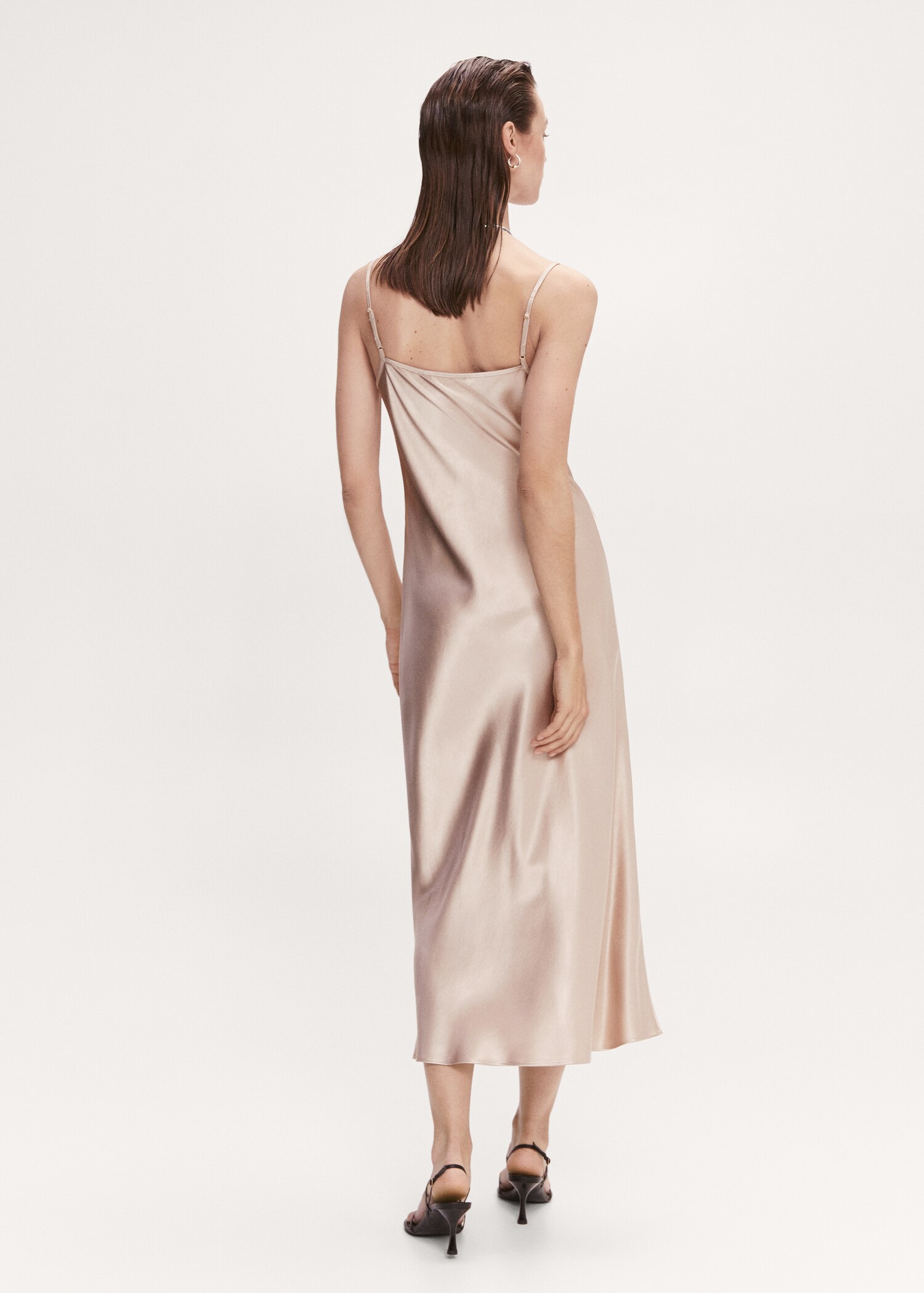Satin camisole dress - Reverse of the article