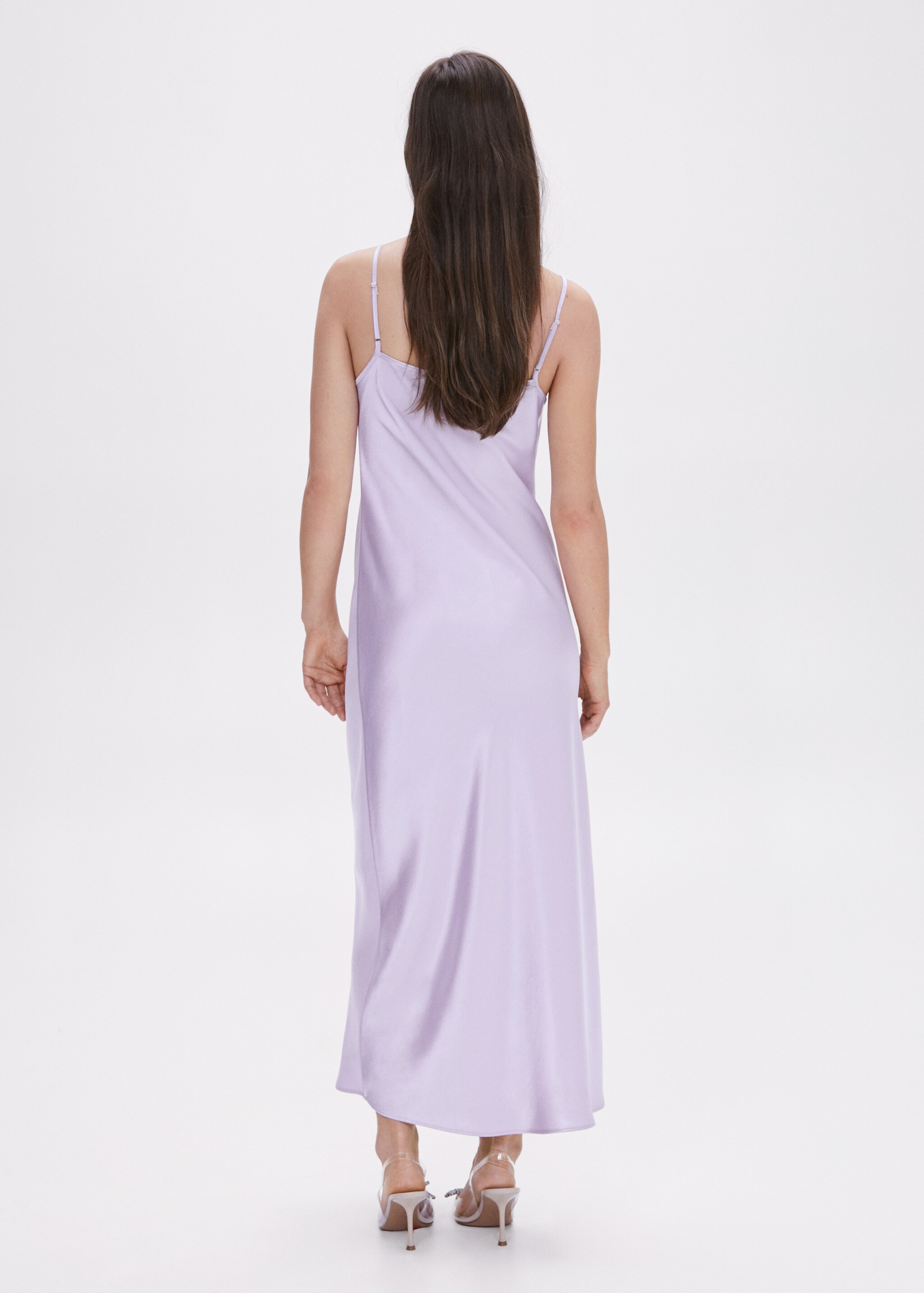 Satin camisole dress - Reverse of the article