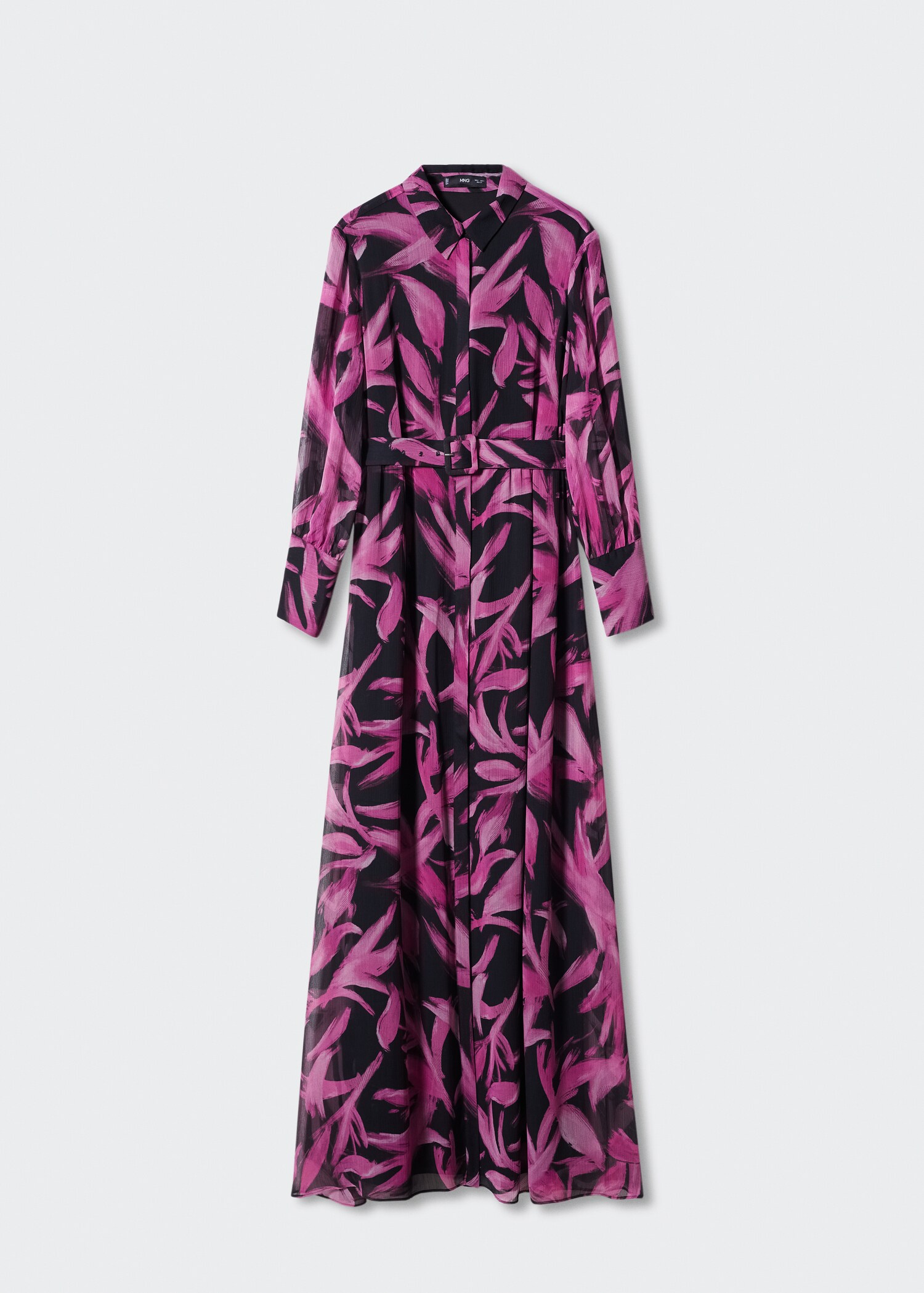 Printed chiffon dress - Article without model