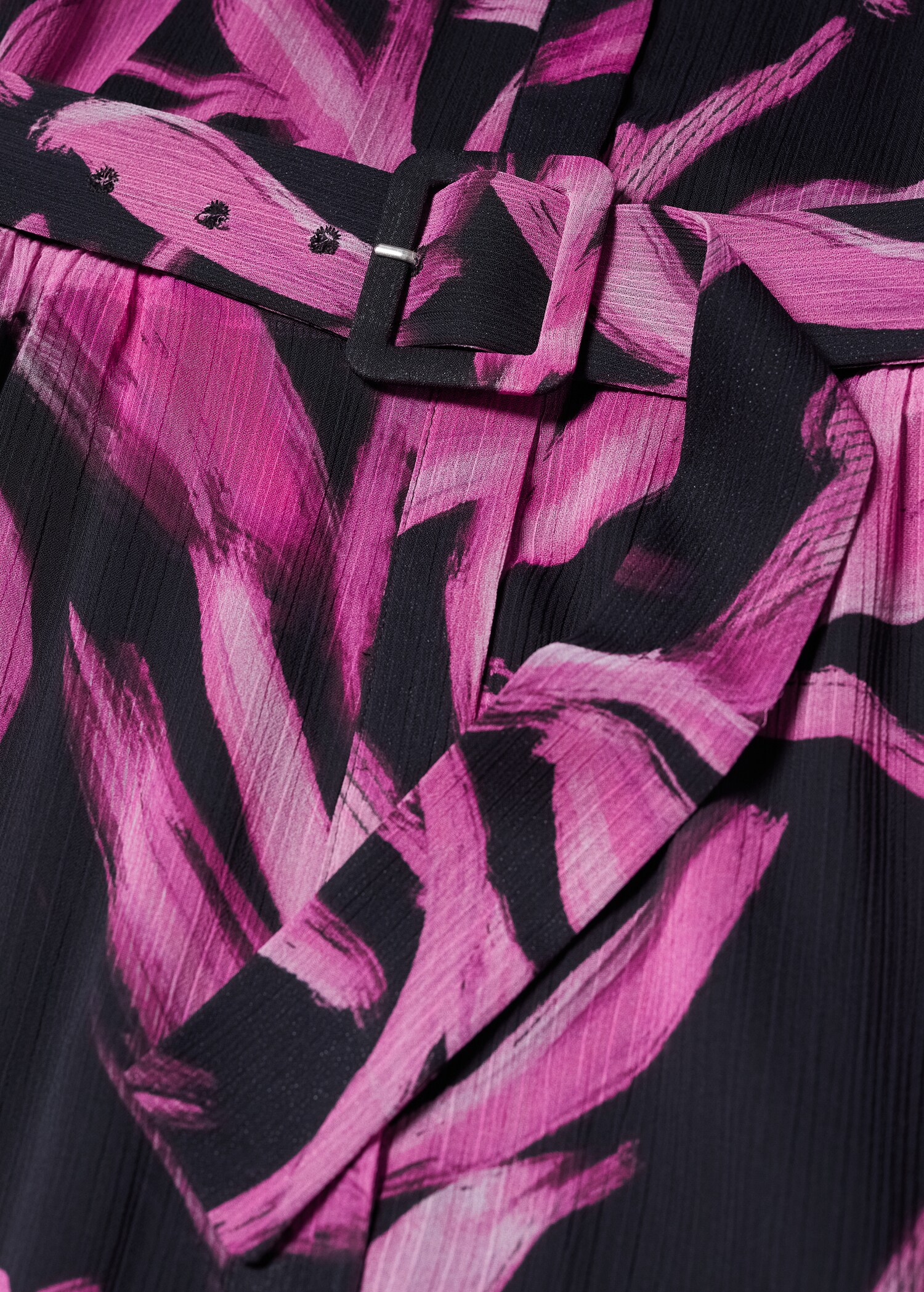 Printed chiffon dress - Details of the article 8