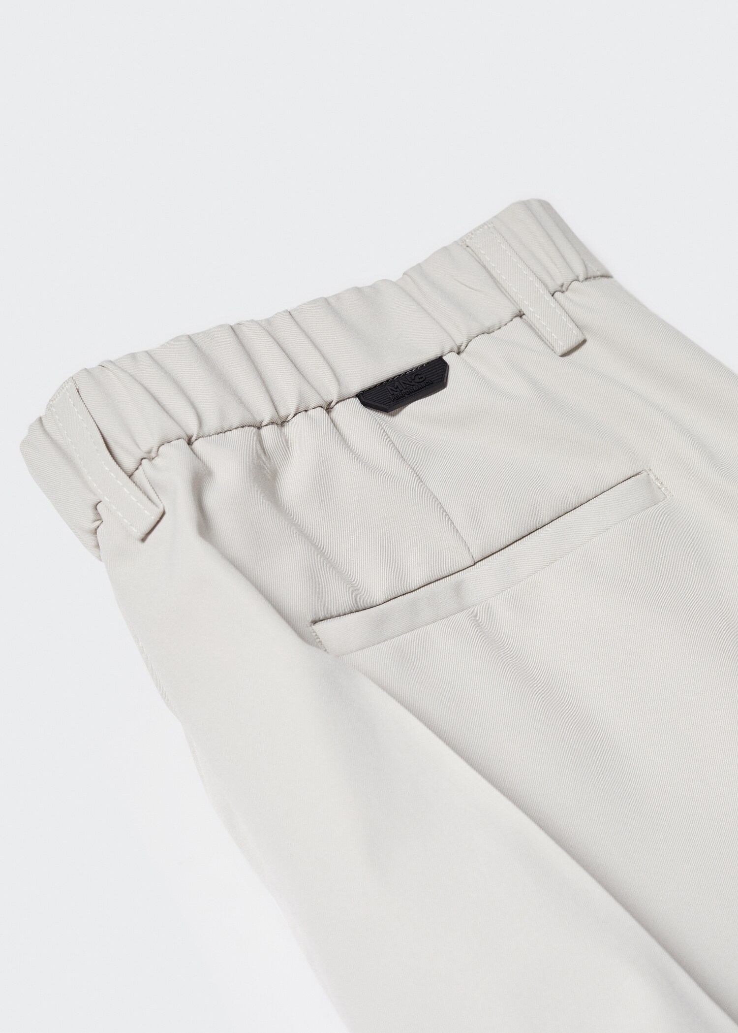 Slim Fit-Anzughose aus technischem Gewebe - Detail des Artikels 8