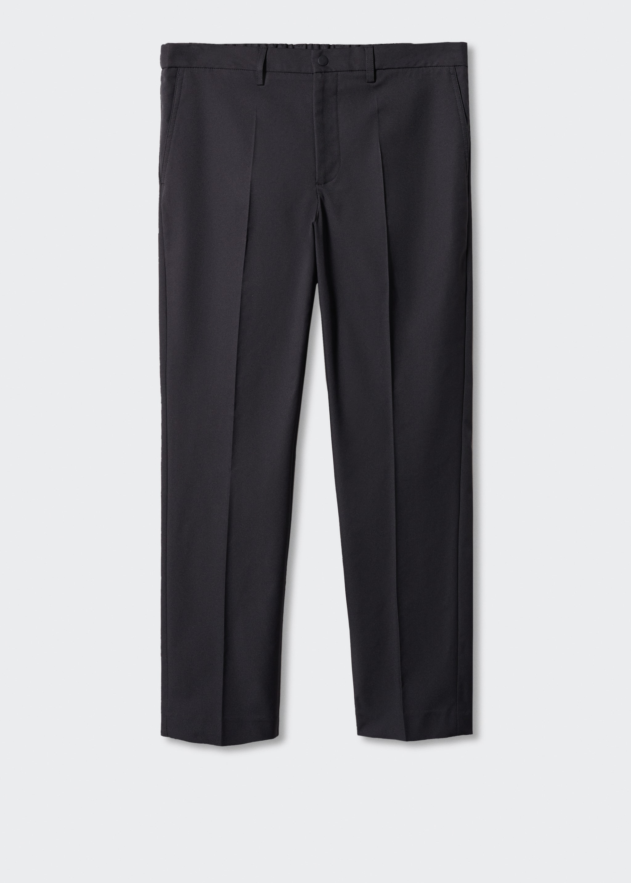 Slim-fit technical suit trousers - Article without model