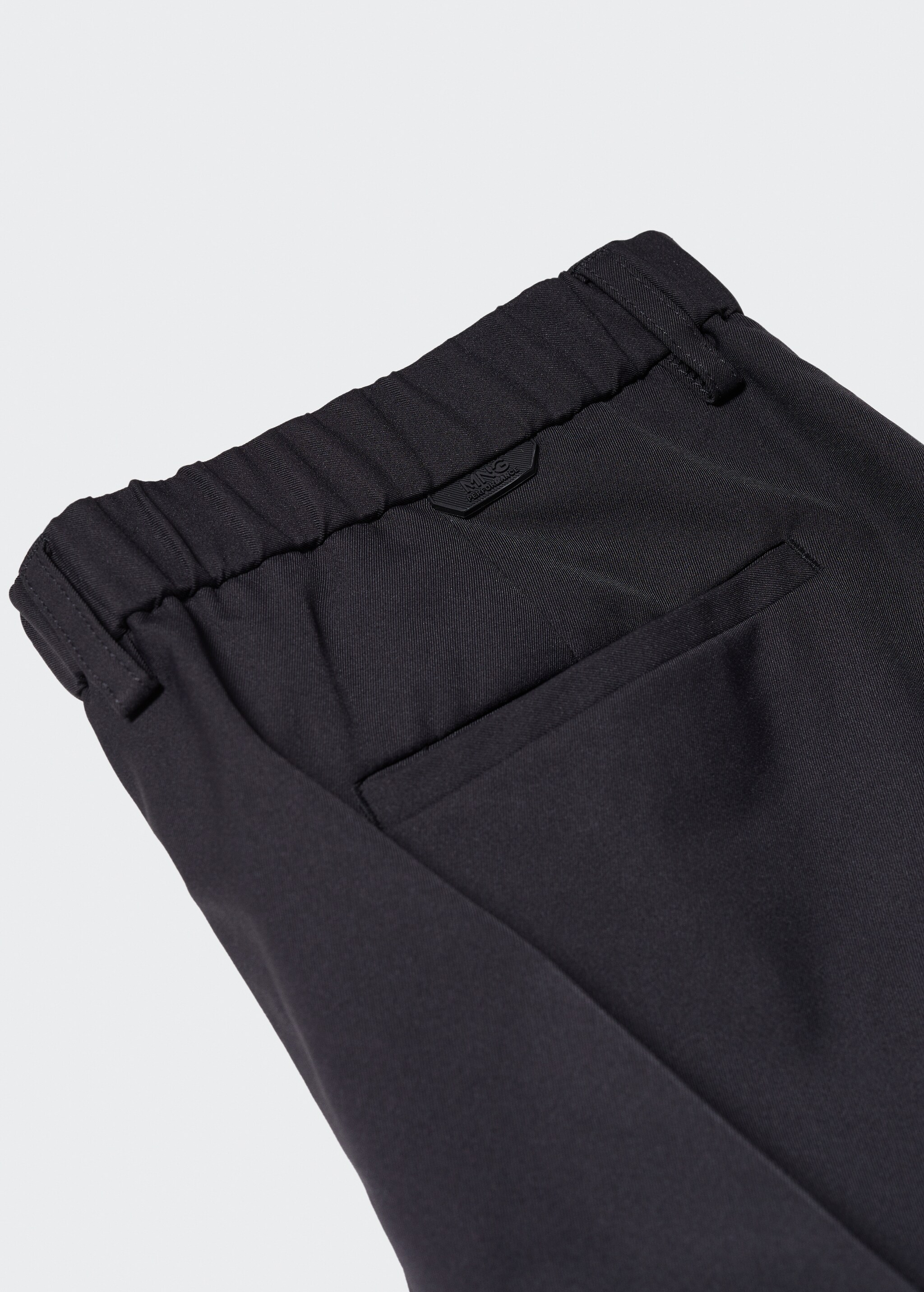 Slim-fit technical suit trousers - Details of the article 8