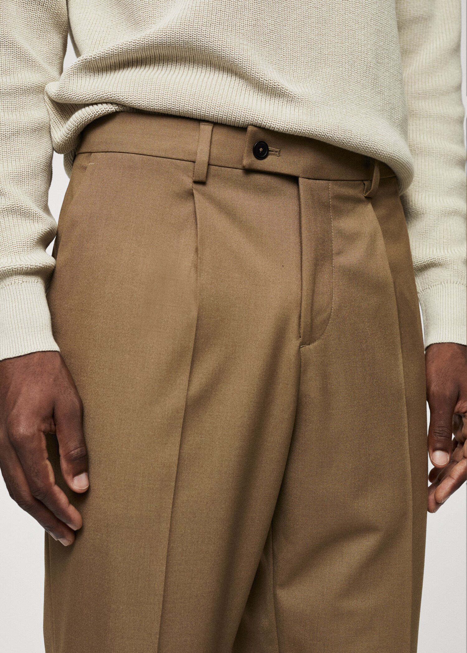 Pantaloni de costum slim fit - Detaliu al articolului 1