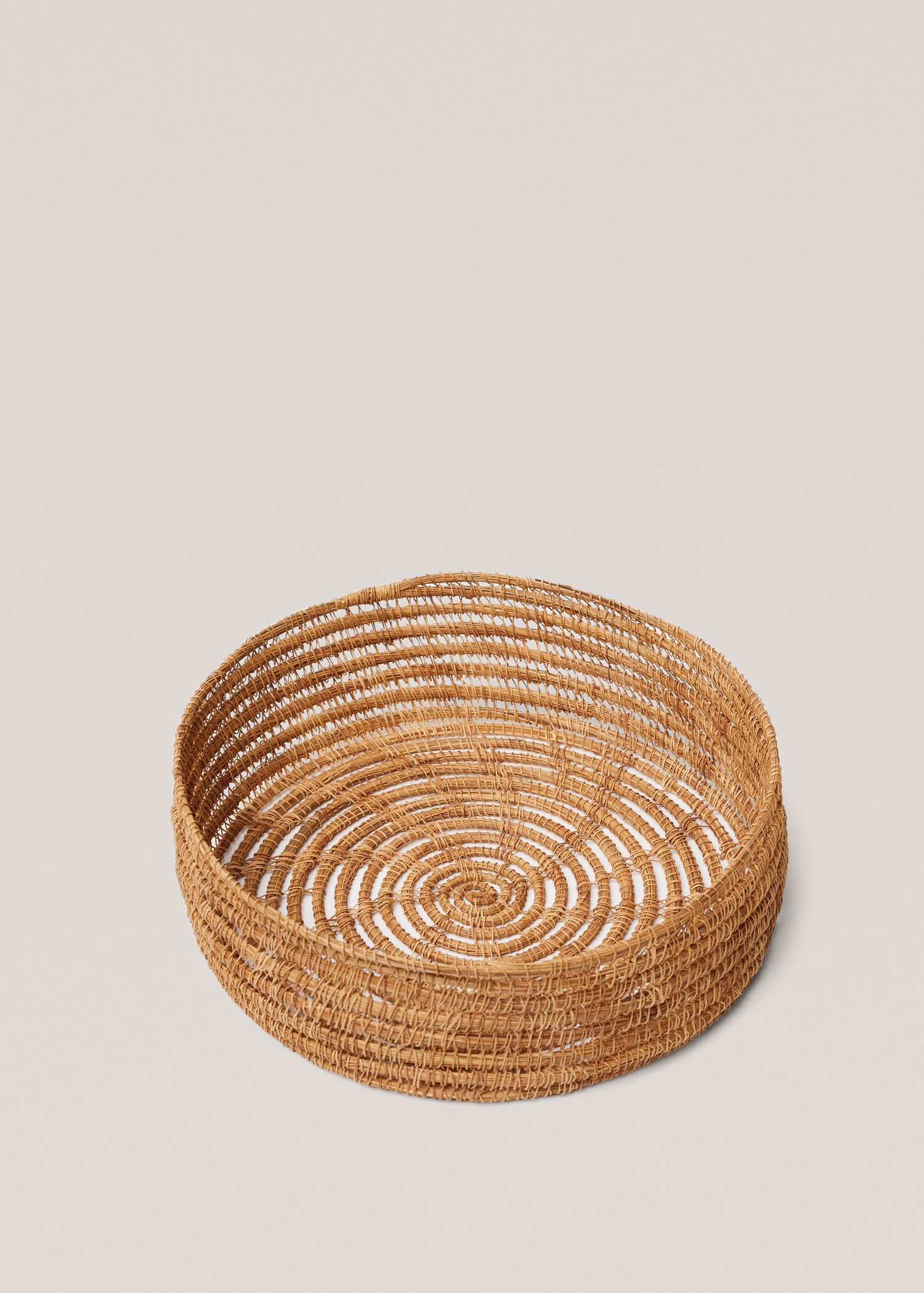 Korb aus Naturfaser 30 x 10 cm - Detail des Artikels 1